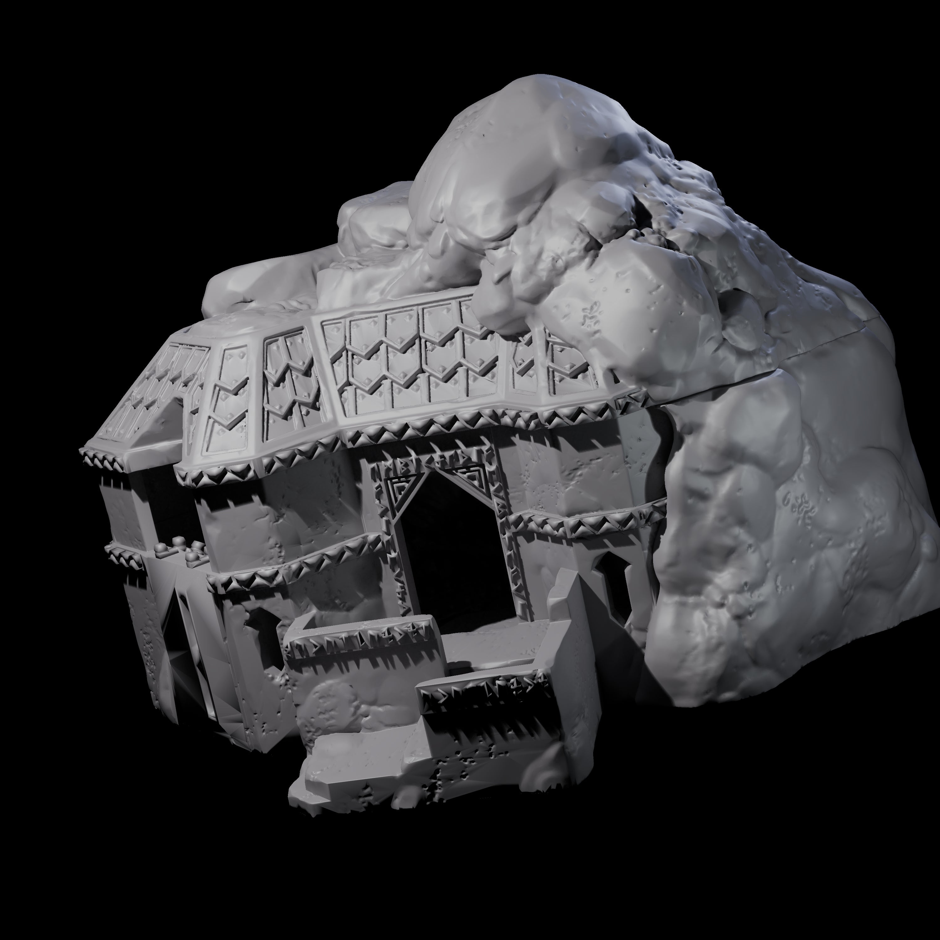 Dwarven Mineshaft Entrance - Kingdom of Durak Deep Miniature for Dungeons and Dragons, Pathfinder or other TTRPGs