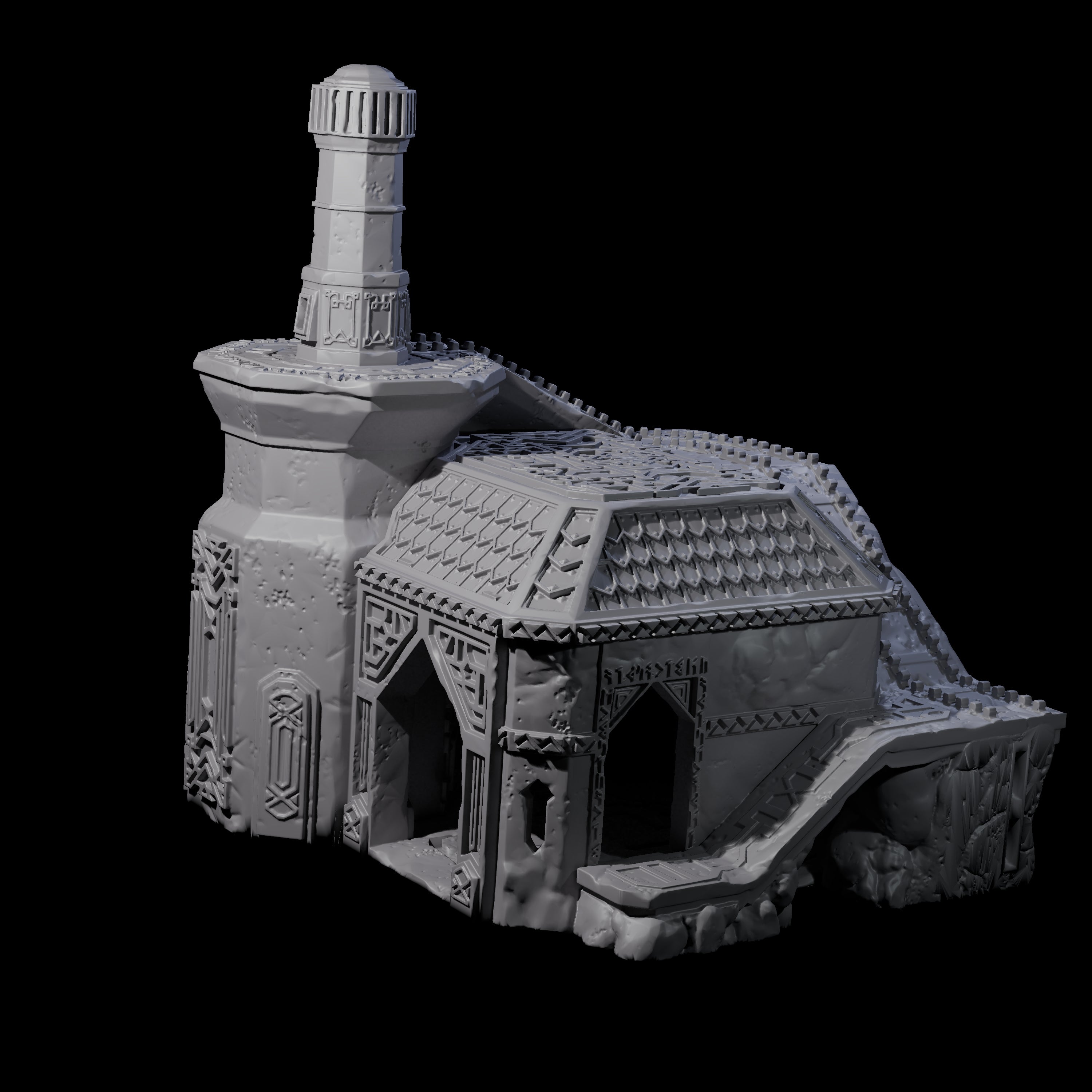 Dwarven Smelting House - Kingdom of Durak Deep Miniature for Dungeons and Dragons, Pathfinder or other TTRPGs