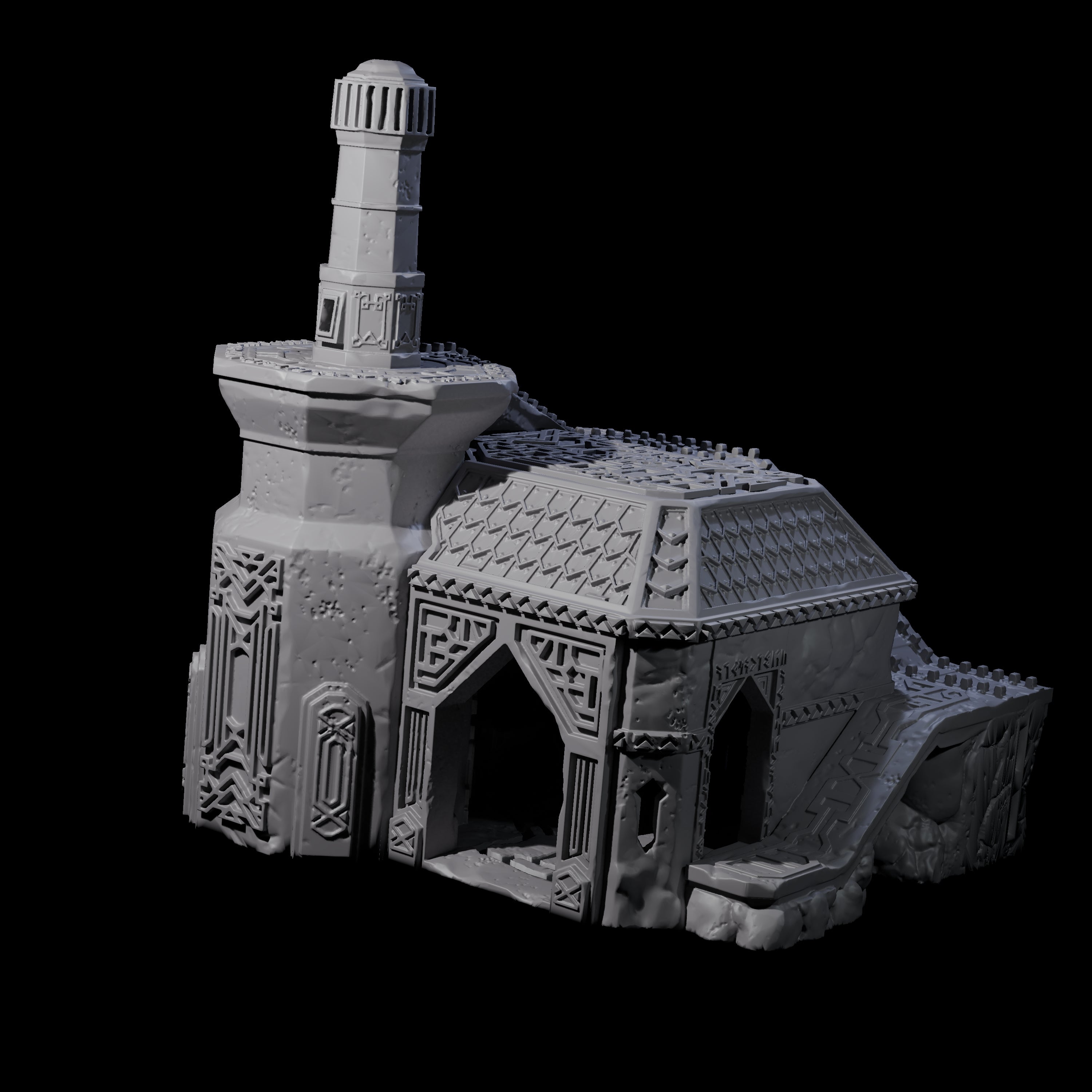 Dwarven Smelting House - Kingdom of Durak Deep Miniature for Dungeons and Dragons, Pathfinder or other TTRPGs