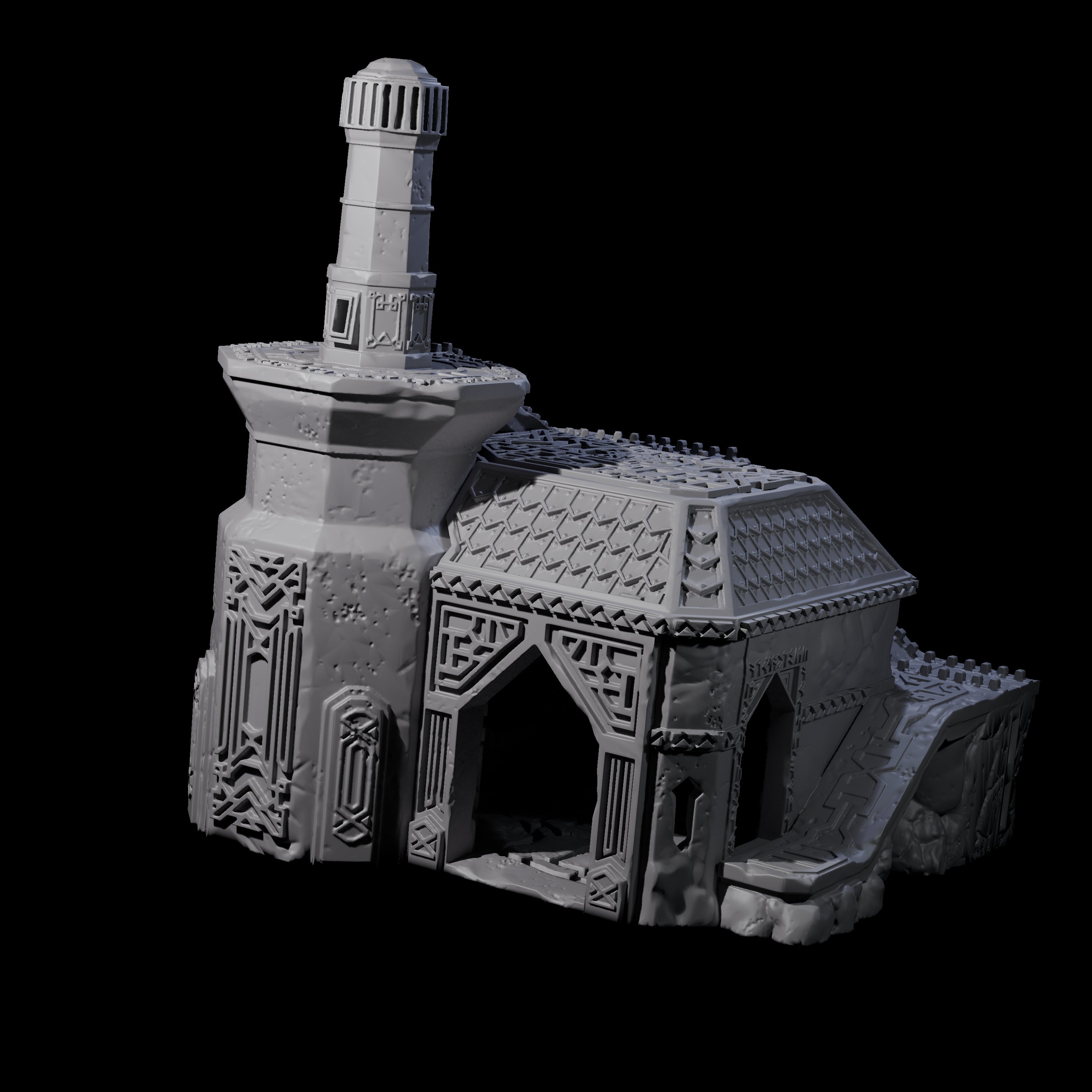 Dwarven Smelting House - Kingdom of Durak Deep Miniature for Dungeons and Dragons, Pathfinder or other TTRPGs