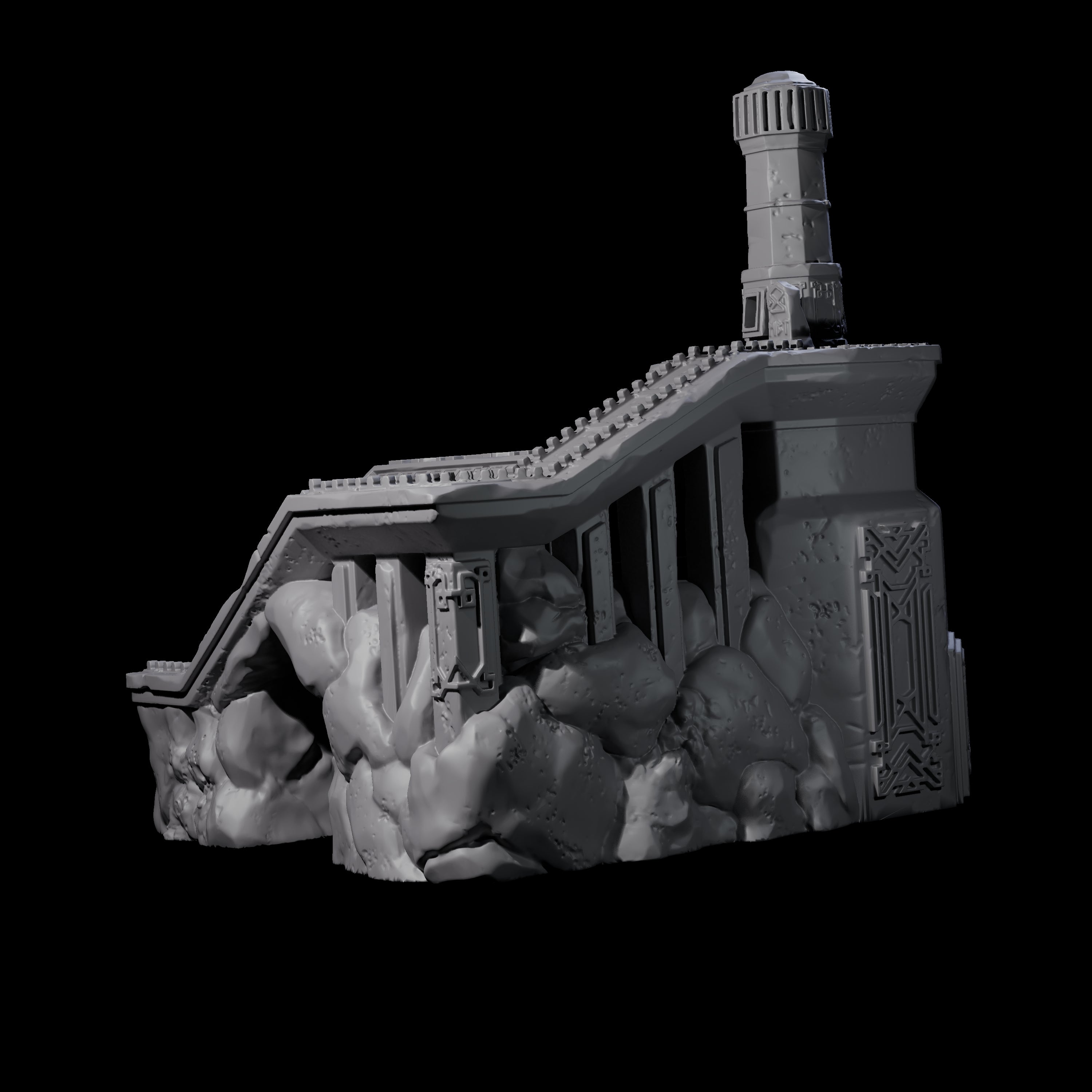Dwarven Smelting House - Kingdom of Durak Deep Miniature for Dungeons and Dragons, Pathfinder or other TTRPGs