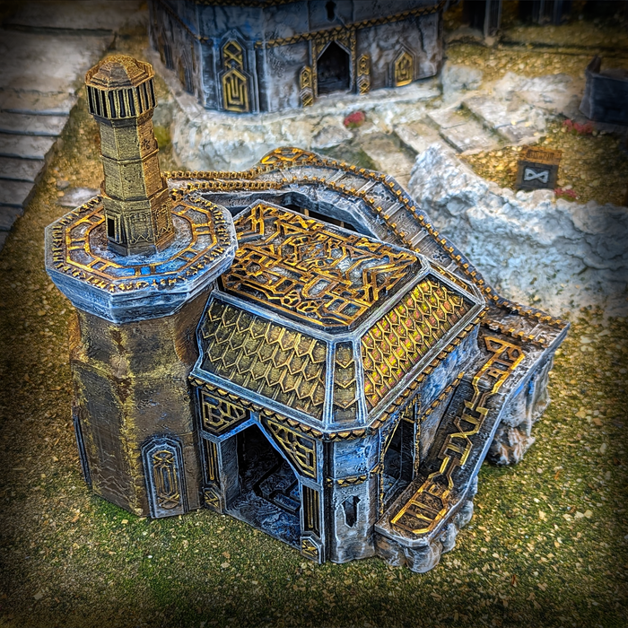 Dwarven Smelting House - Kingdom of Durak Deep Miniature for Dungeons and Dragons, Pathfinder or other TTRPGs