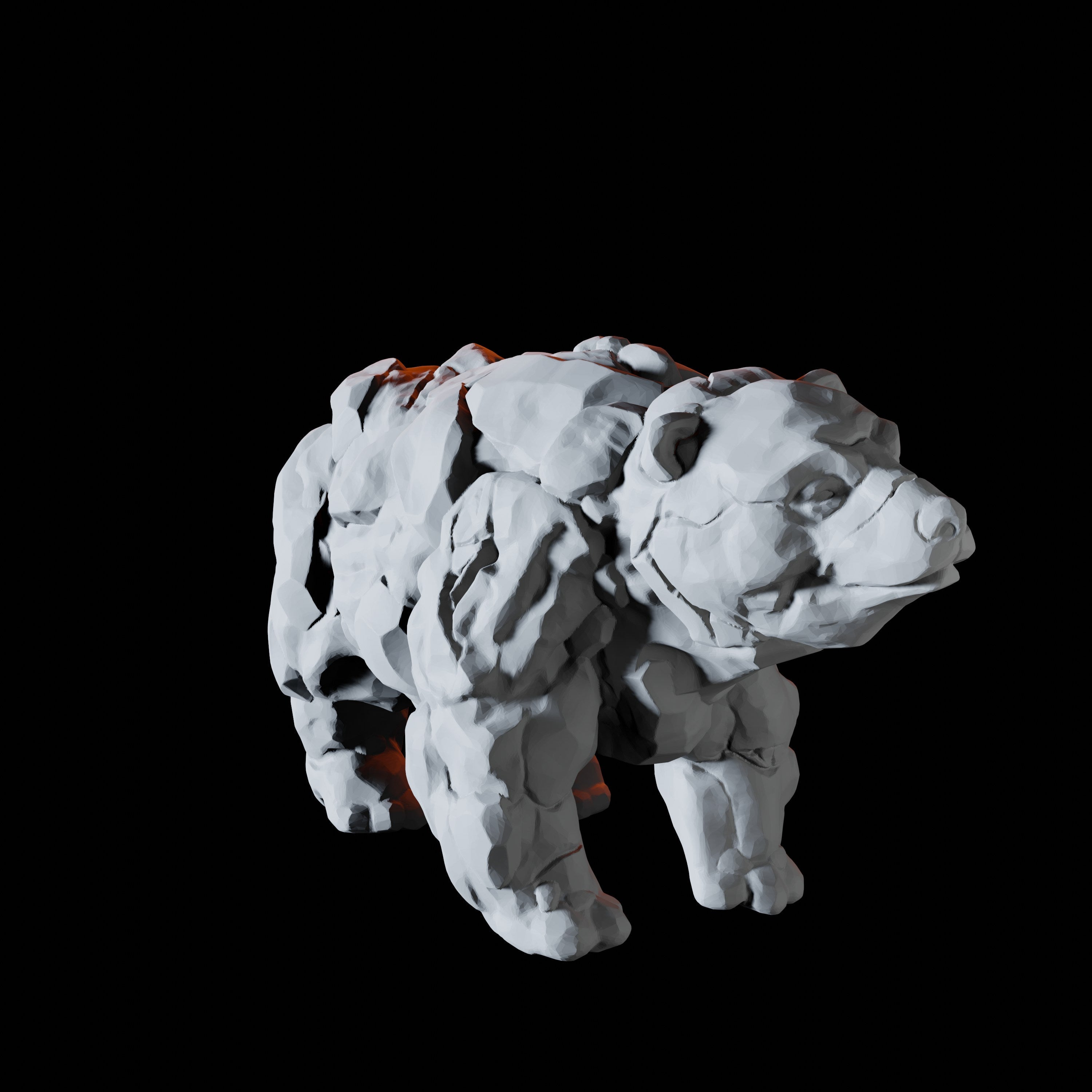 Earth Bear Miniature for Dungeons and Dragons, Pathfinder or other TTRPGs