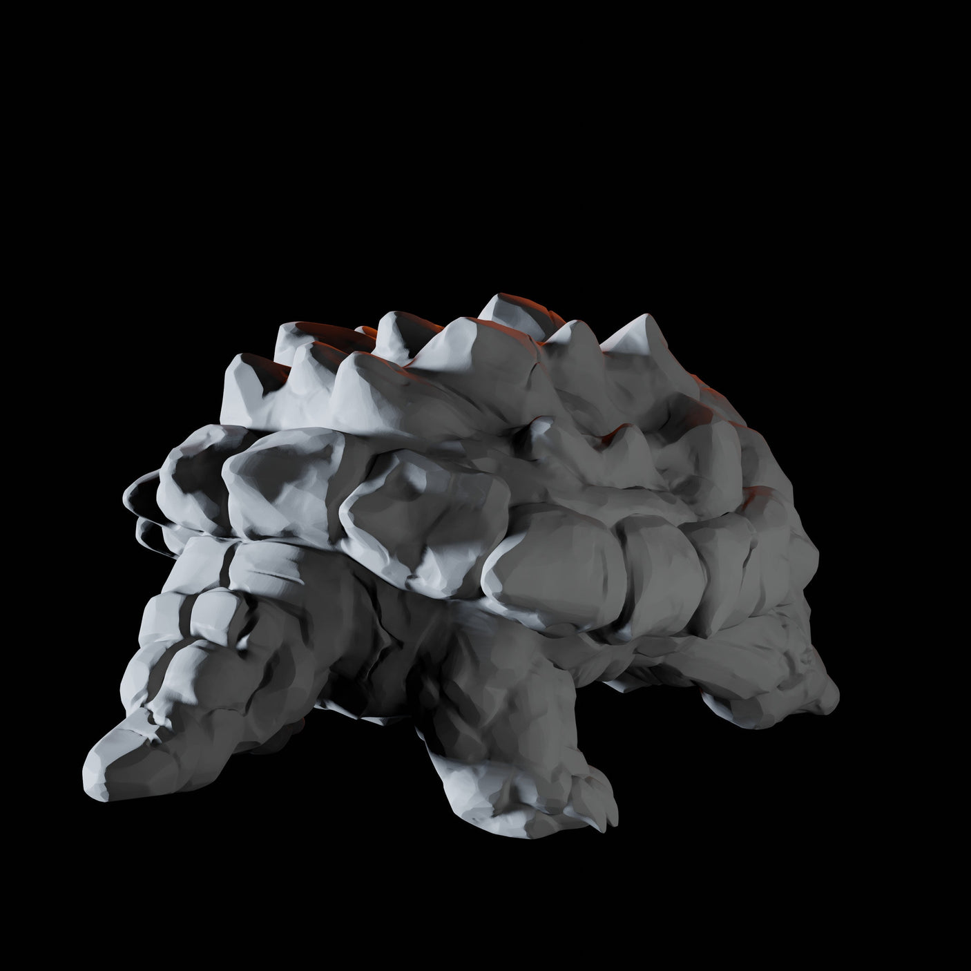 Earth Elemental Turtle Miniature for Dungeons and Dragons, Pathfinder or other TTRPGs