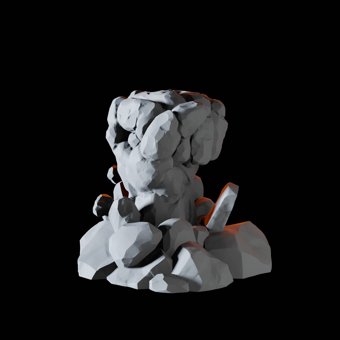Earth Hand Elemental Miniature for Dungeons and Dragons, Pathfinder or other TTRPGs