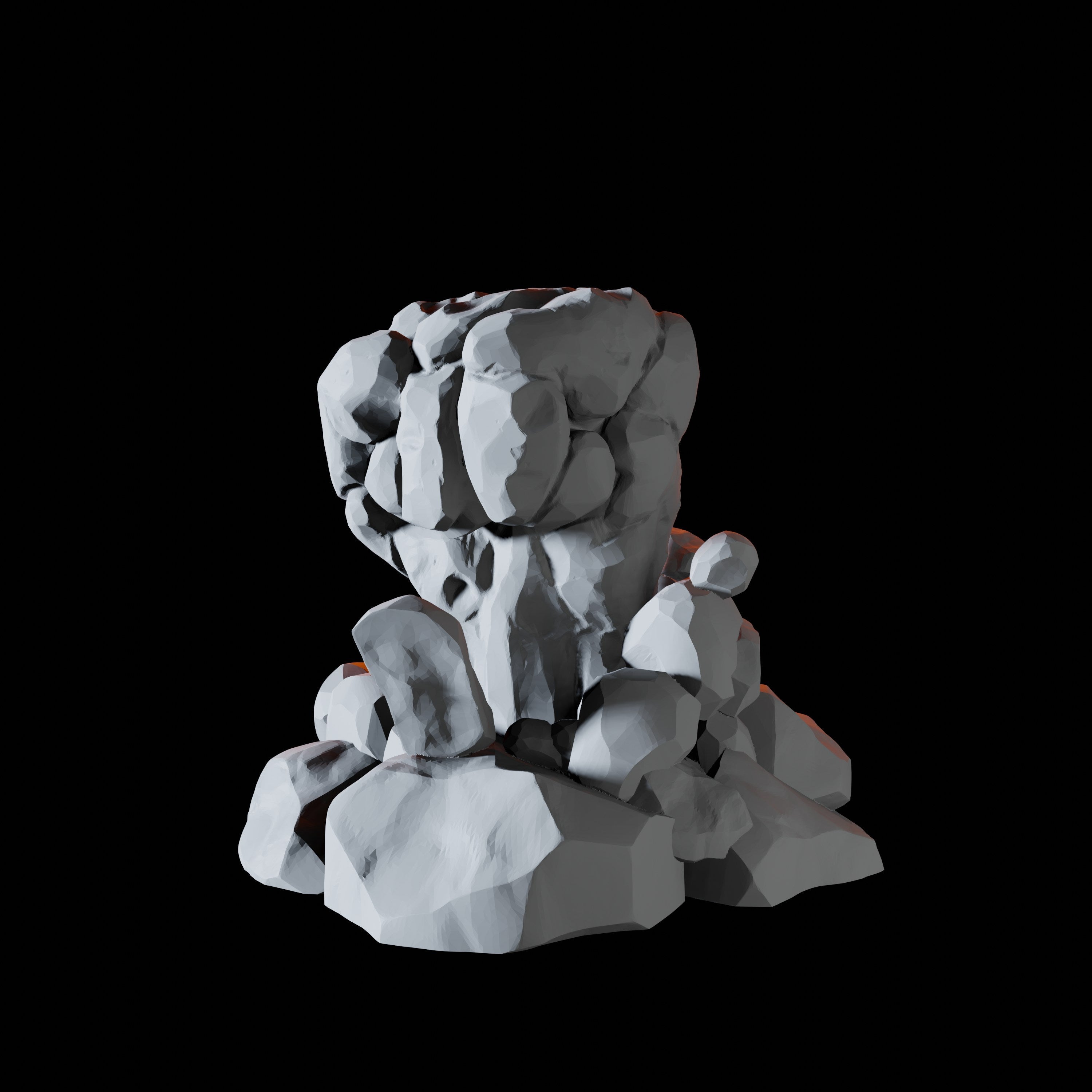 Earth Hand Elemental Miniature for Dungeons and Dragons, Pathfinder or other TTRPGs