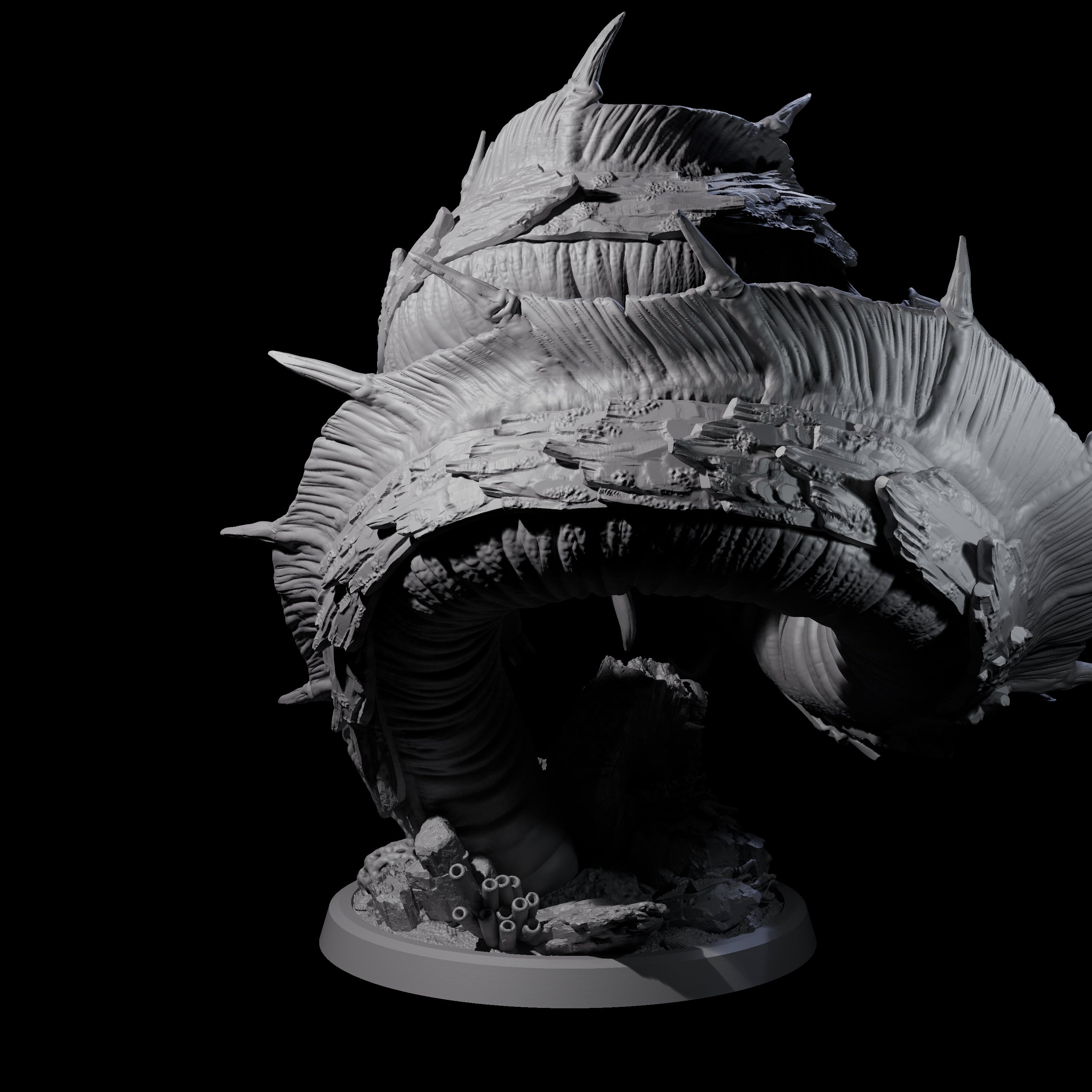 Eel-Like Leviathan Miniature for Dungeons and Dragons, Pathfinder or other TTRPGs