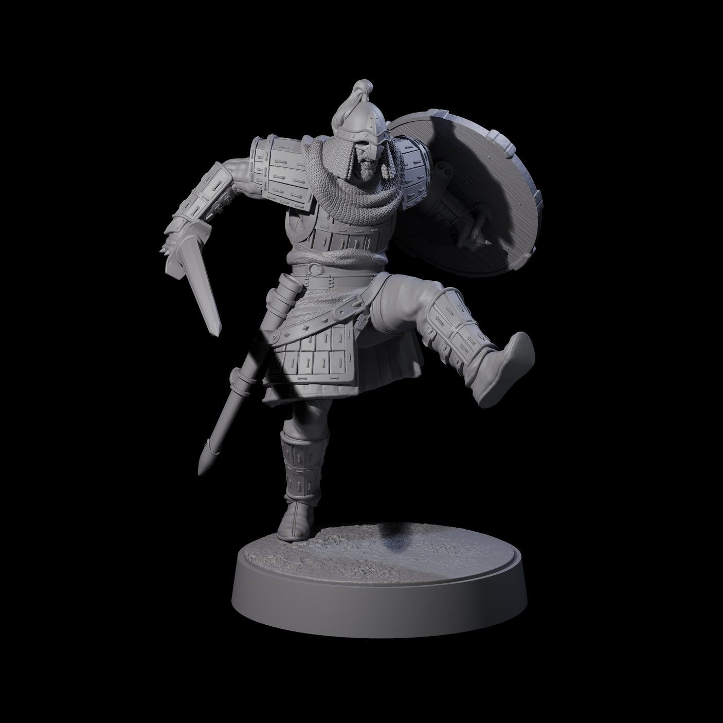 Eight Desert Mercenaries Miniature for Dungeons and Dragons, Pathfinder or other TTRPGs