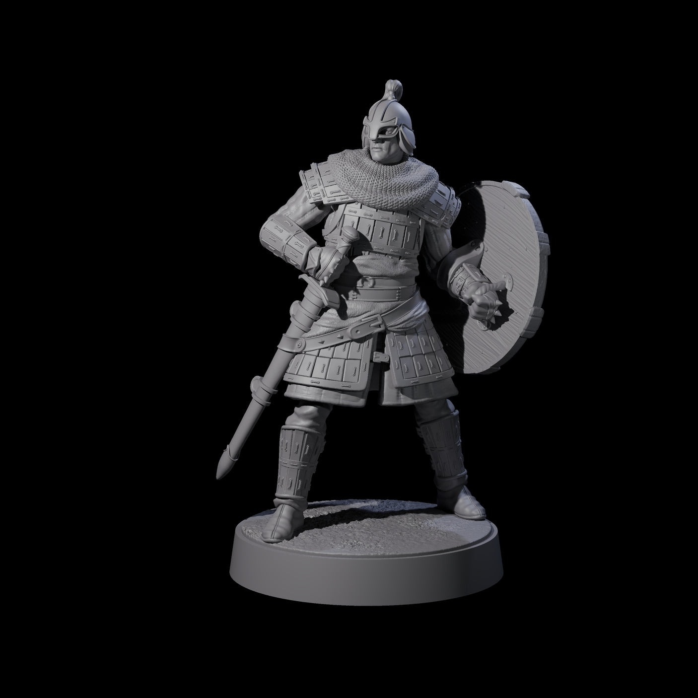 Eight Desert Mercenaries Miniature for Dungeons and Dragons, Pathfinder or other TTRPGs