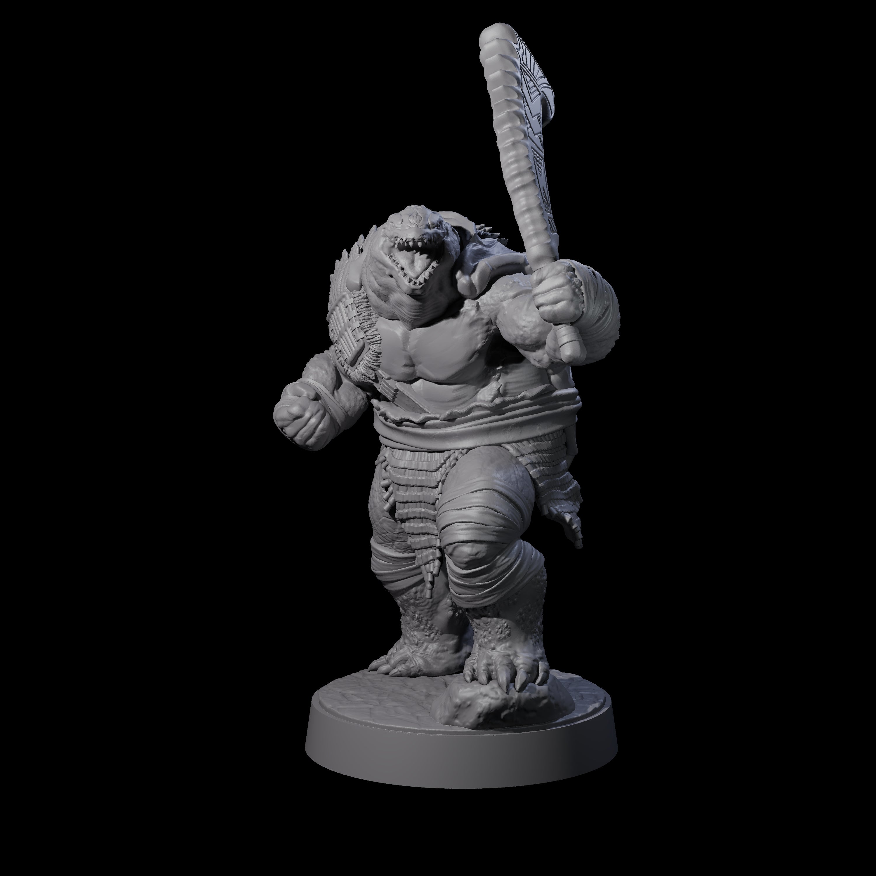 Eight Hulking Skum Brutes Miniature for Dungeons and Dragons, Pathfinder or other TTRPGs