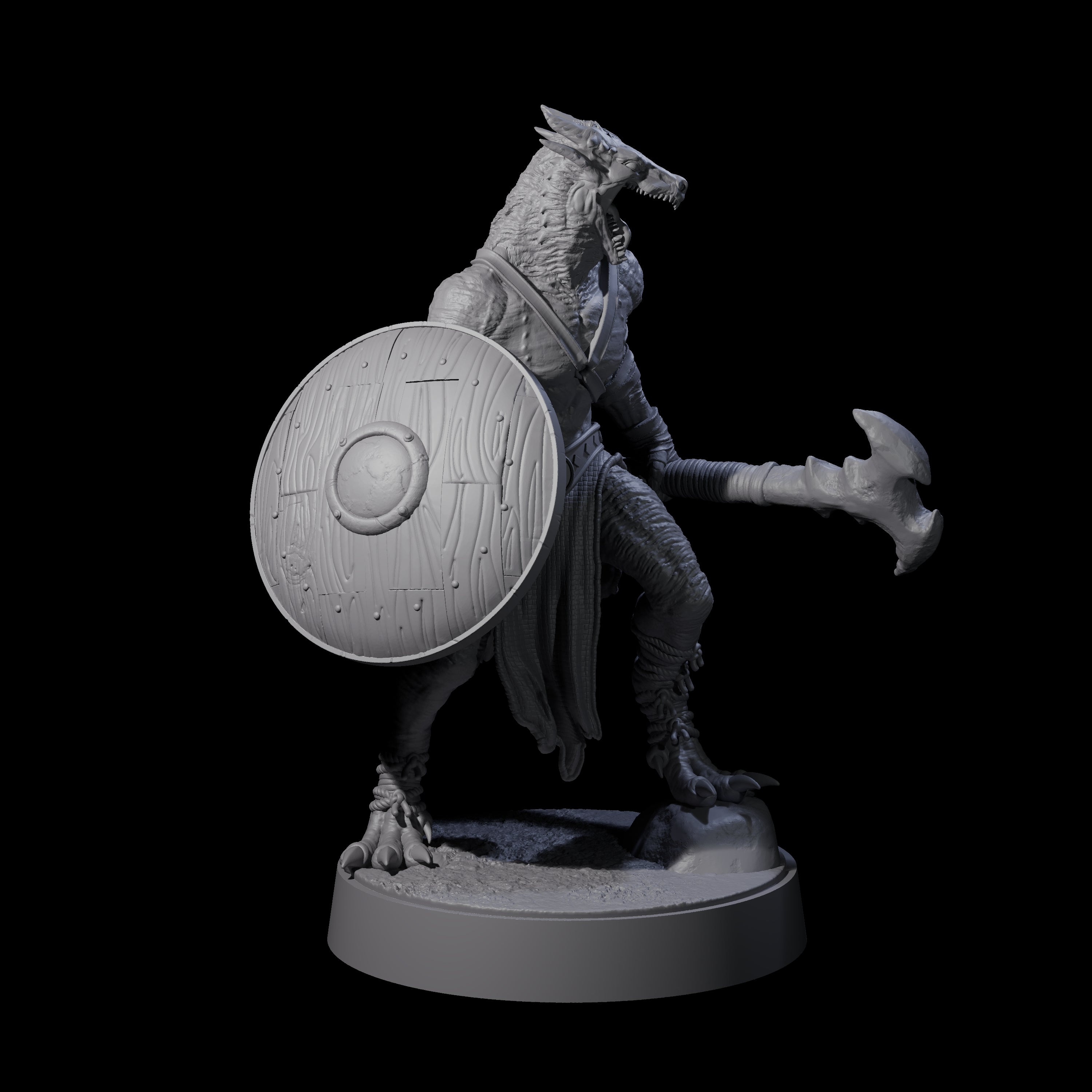 Eight Intrepid Kobold Scouts Miniature for Dungeons and Dragons, Pathfinder or other TTRPGs
