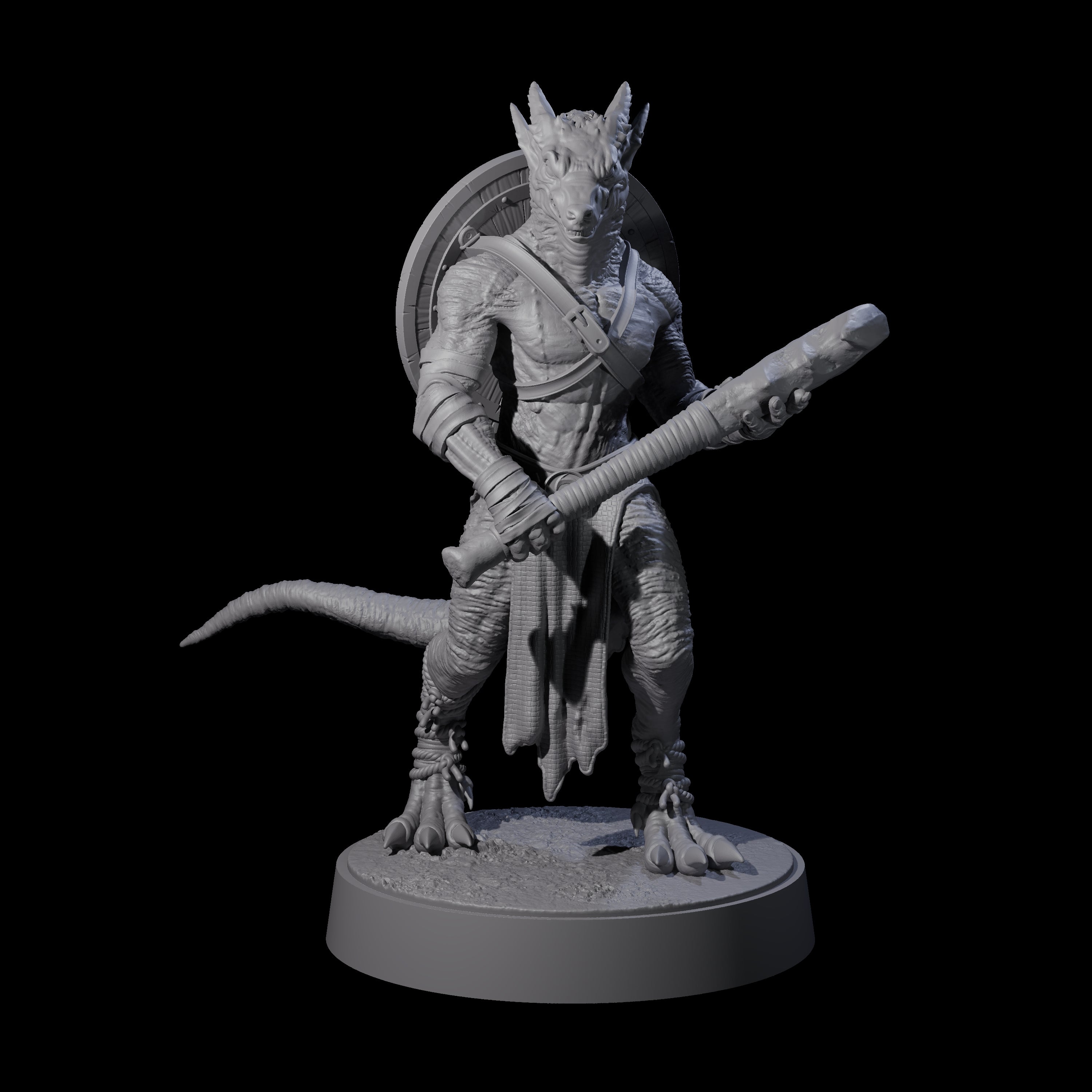 Eight Intrepid Kobold Scouts Miniature for Dungeons and Dragons, Pathfinder or other TTRPGs