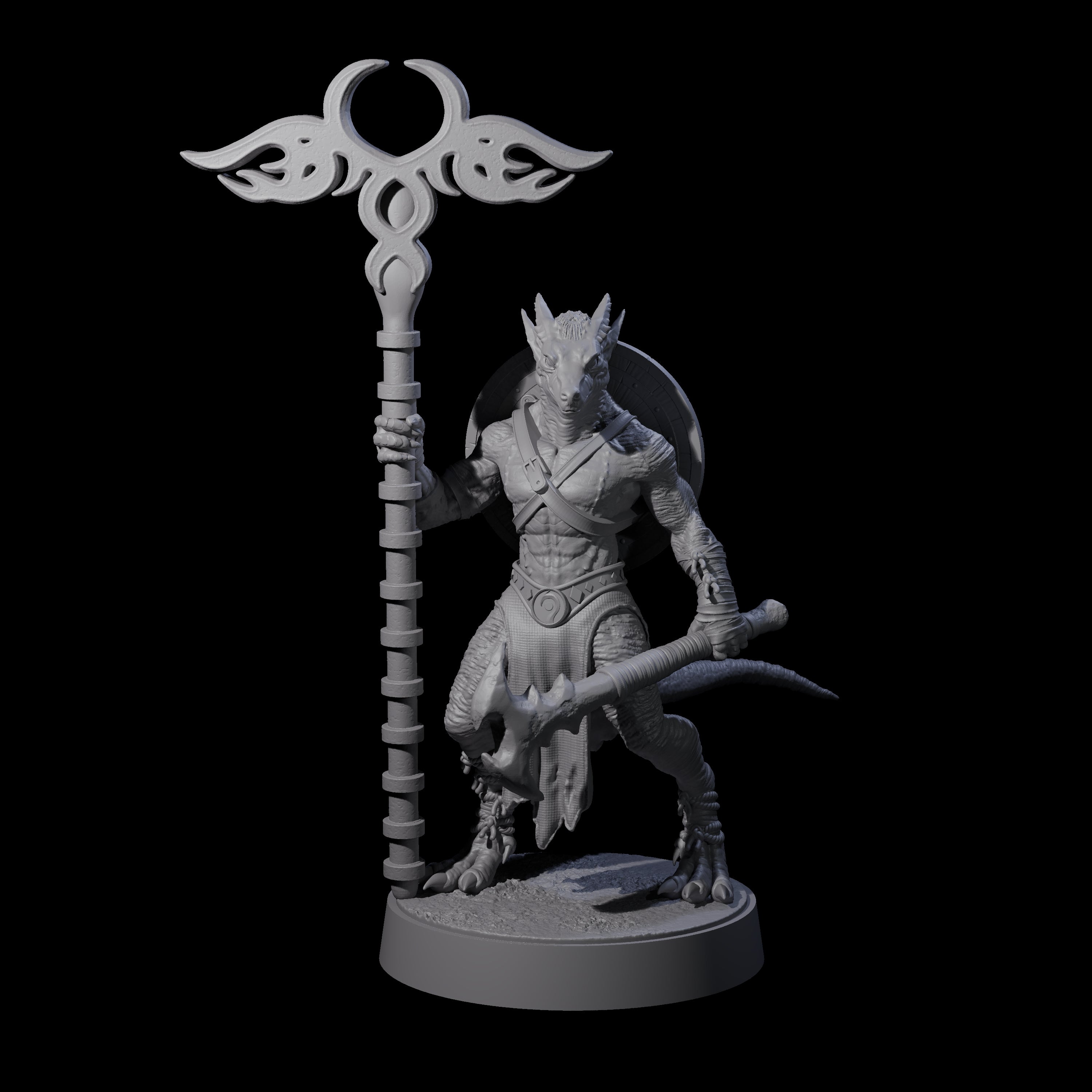 Eight Intrepid Kobold Scouts Miniature for Dungeons and Dragons, Pathfinder or other TTRPGs
