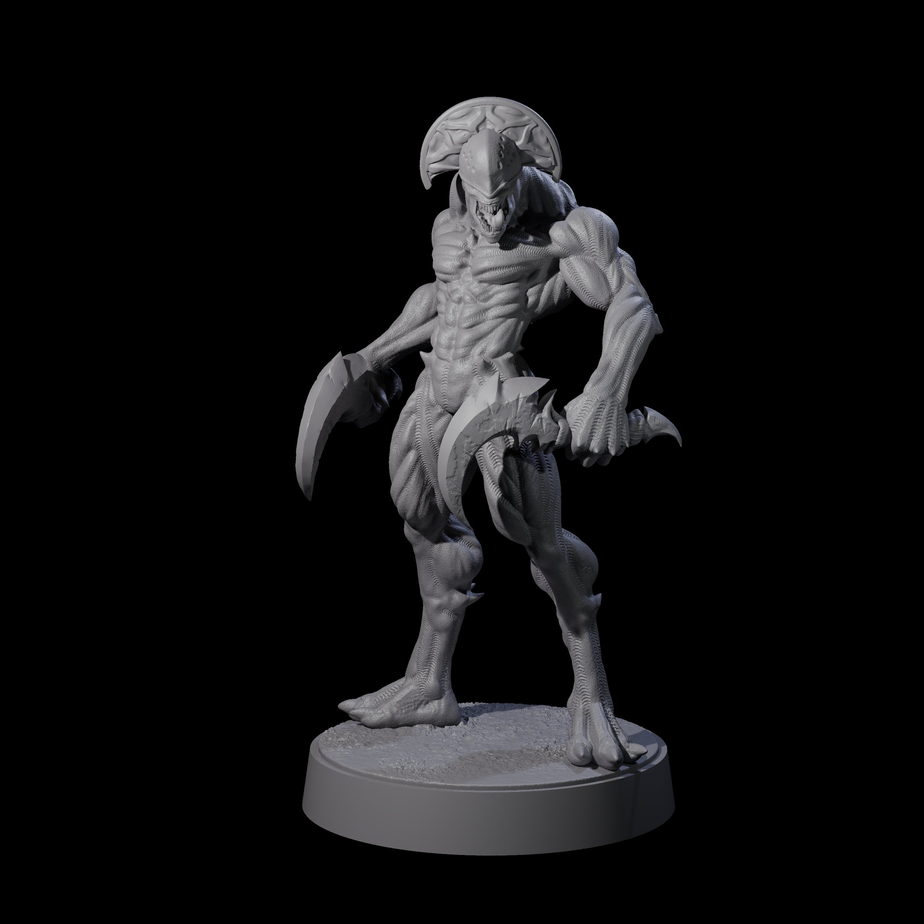 Eight Sinuous Babaus Miniature for Dungeons and Dragons, Pathfinder or other TTRPGs