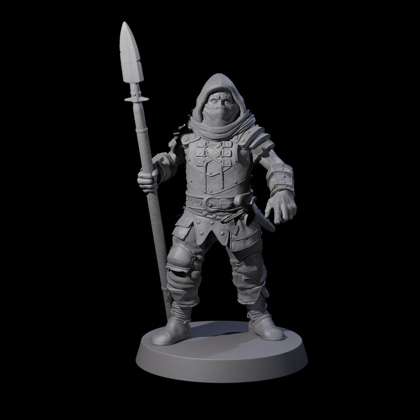 Eight Toothy Bandits Miniature for Dungeons and Dragons, Pathfinder or other TTRPGs