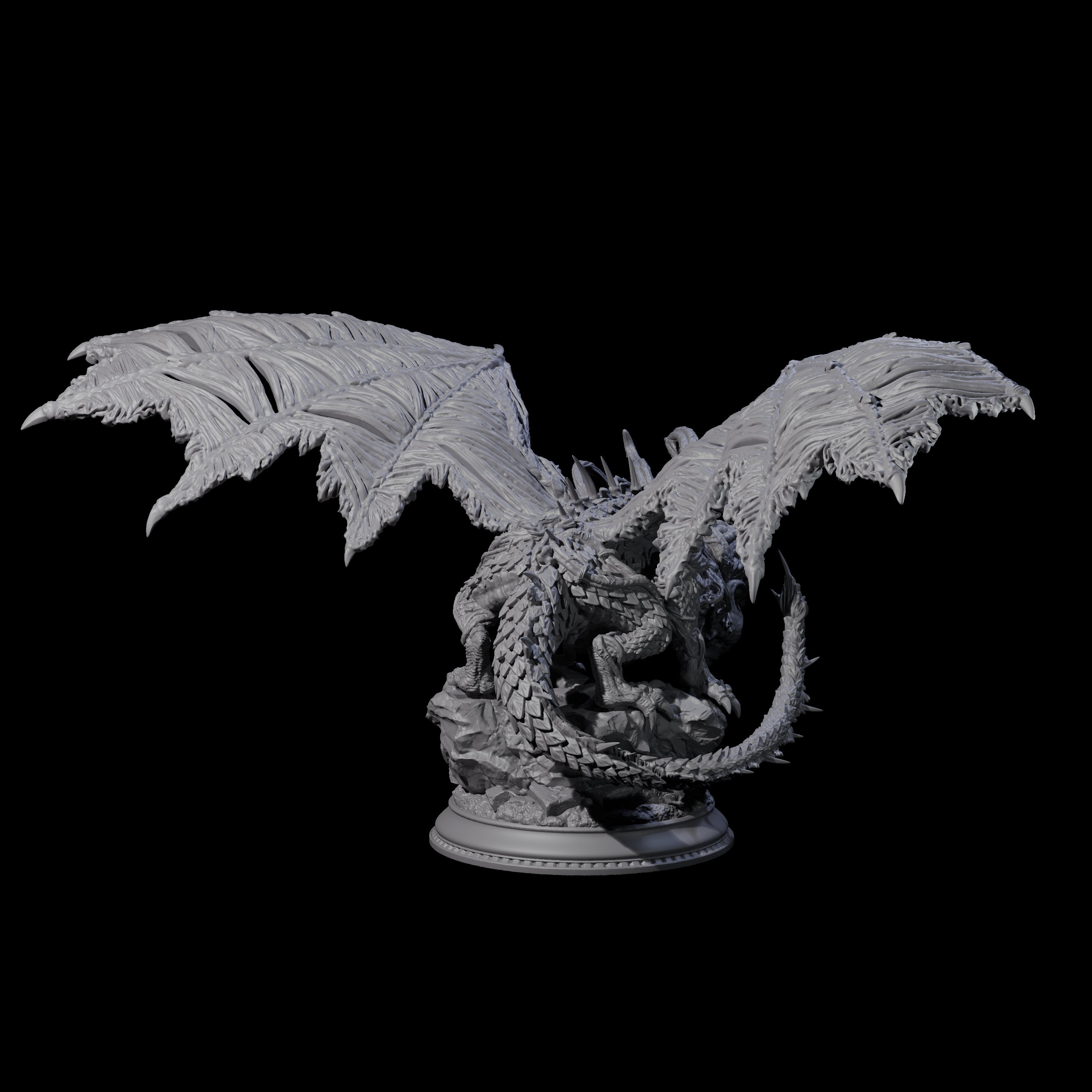Elder Brain Dragon Miniature for Dungeons and Dragons, Pathfinder or other TTRPGs