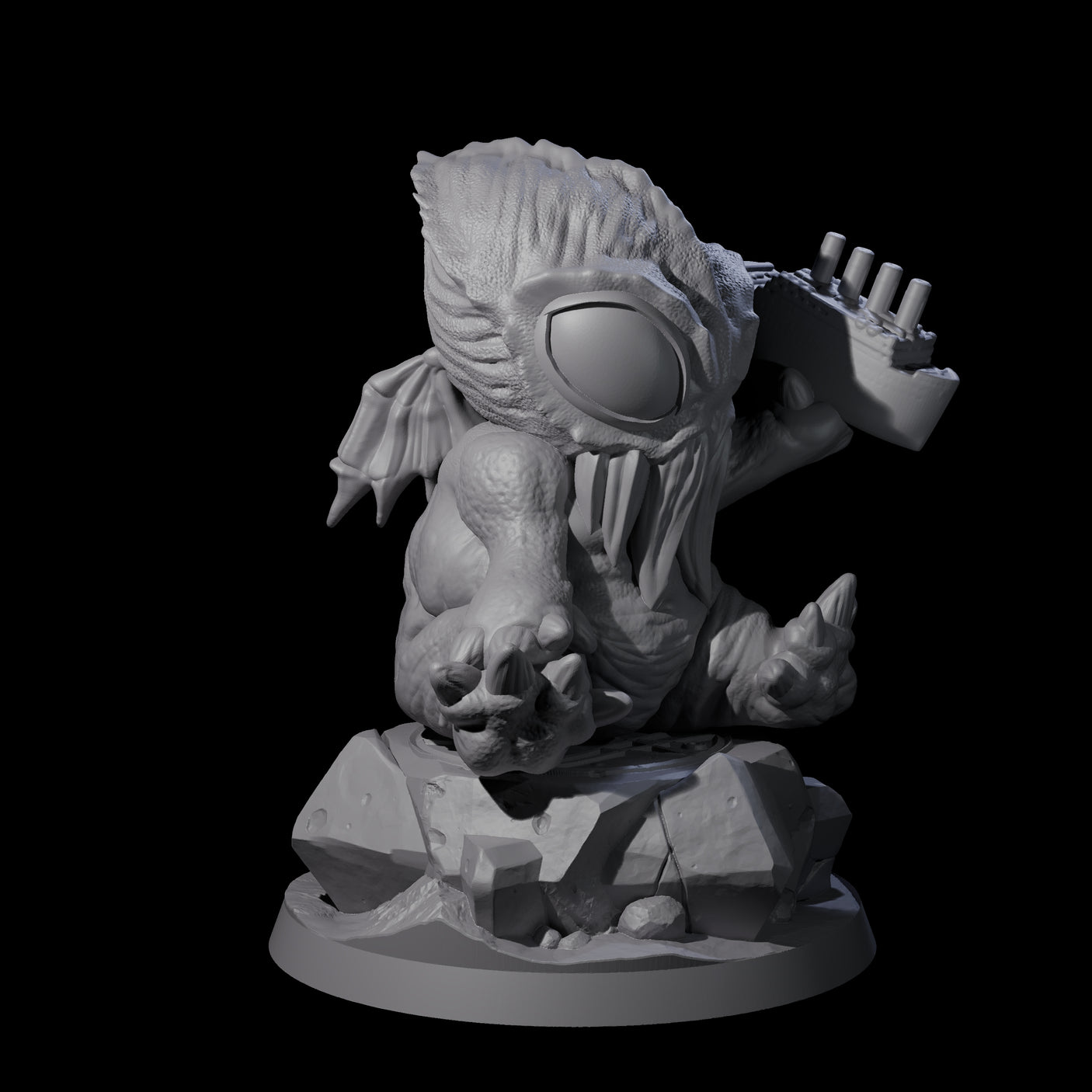 Eldritch Aberrant Cultling Miniature for Dungeons and Dragons, Pathfinder or other TTRPGs
