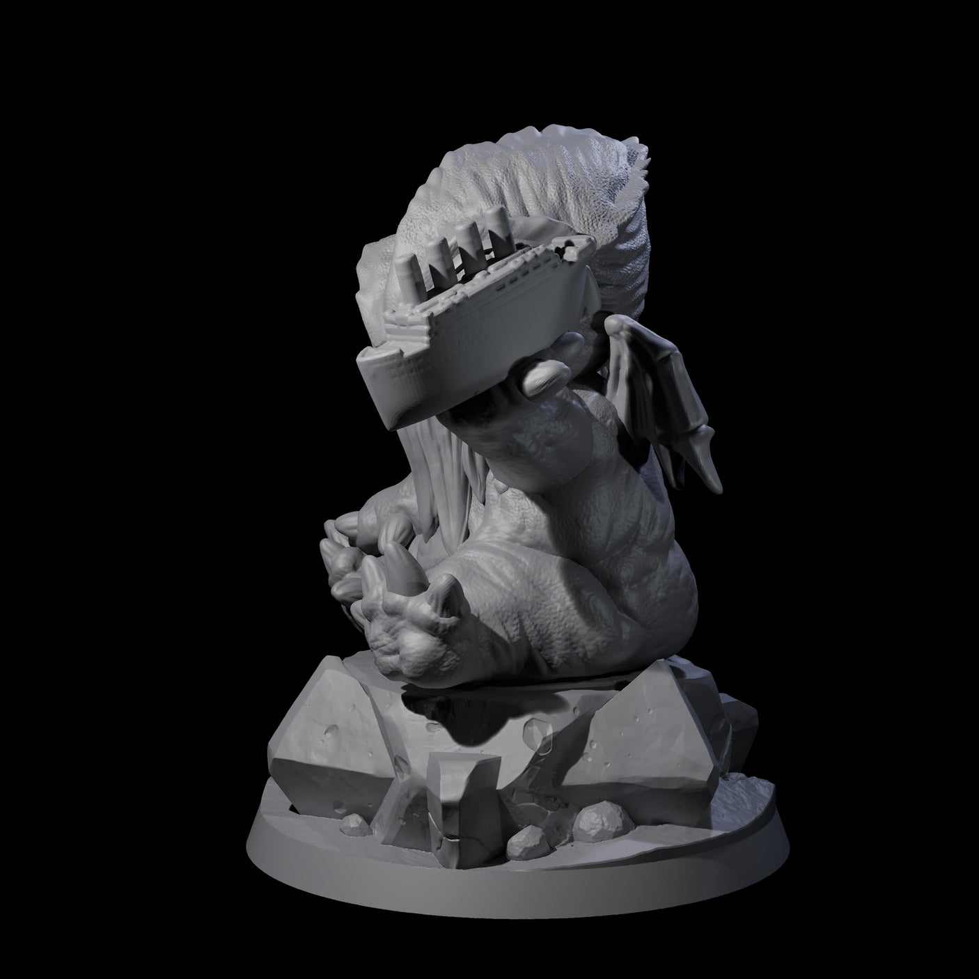 Eldritch Aberrant Cultling Miniature for Dungeons and Dragons, Pathfinder or other TTRPGs