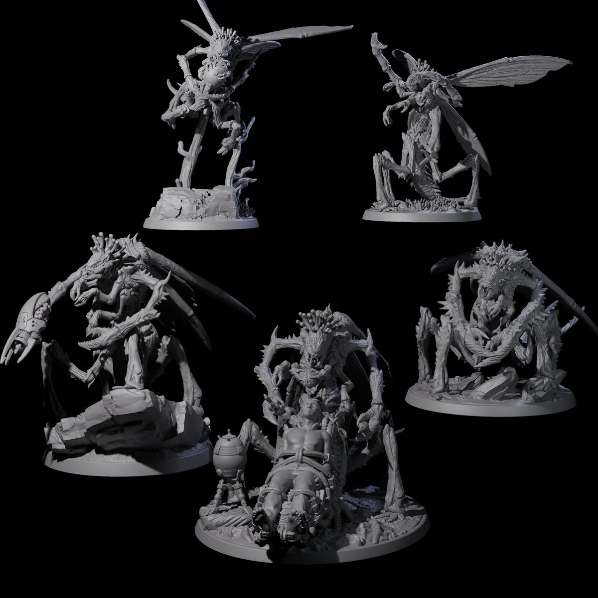 Eldritch Mi-Go Aberration Miniature for Dungeons and Dragons, Pathfinder or other TTRPGs