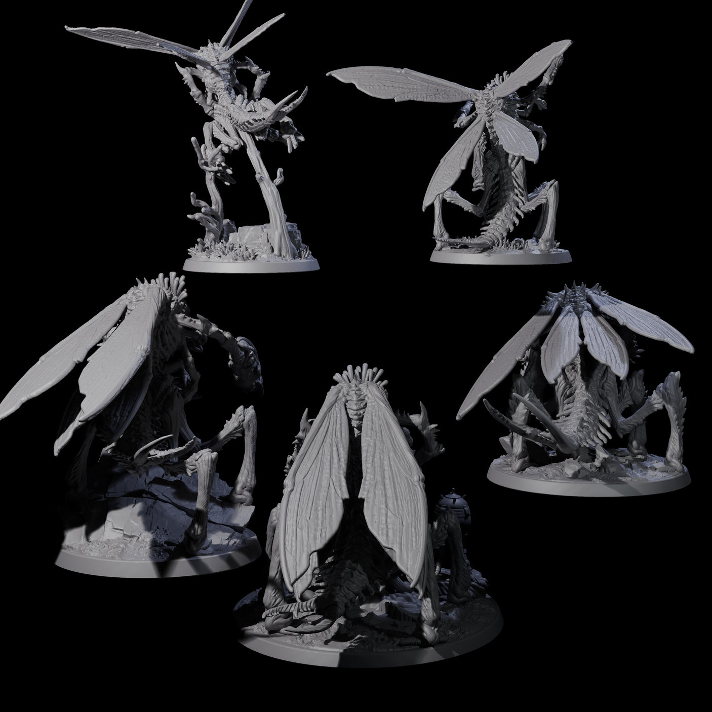 Eldritch Mi-Go Aberration Miniature for Dungeons and Dragons, Pathfinder or other TTRPGs