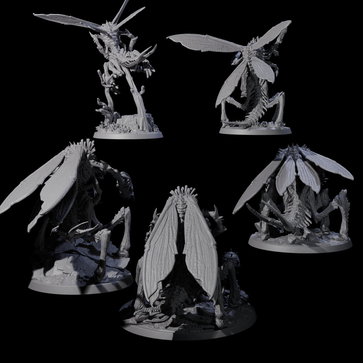 Eldritch Mi-Go Aberration Miniature for Dungeons and Dragons, Pathfinder or other TTRPGs