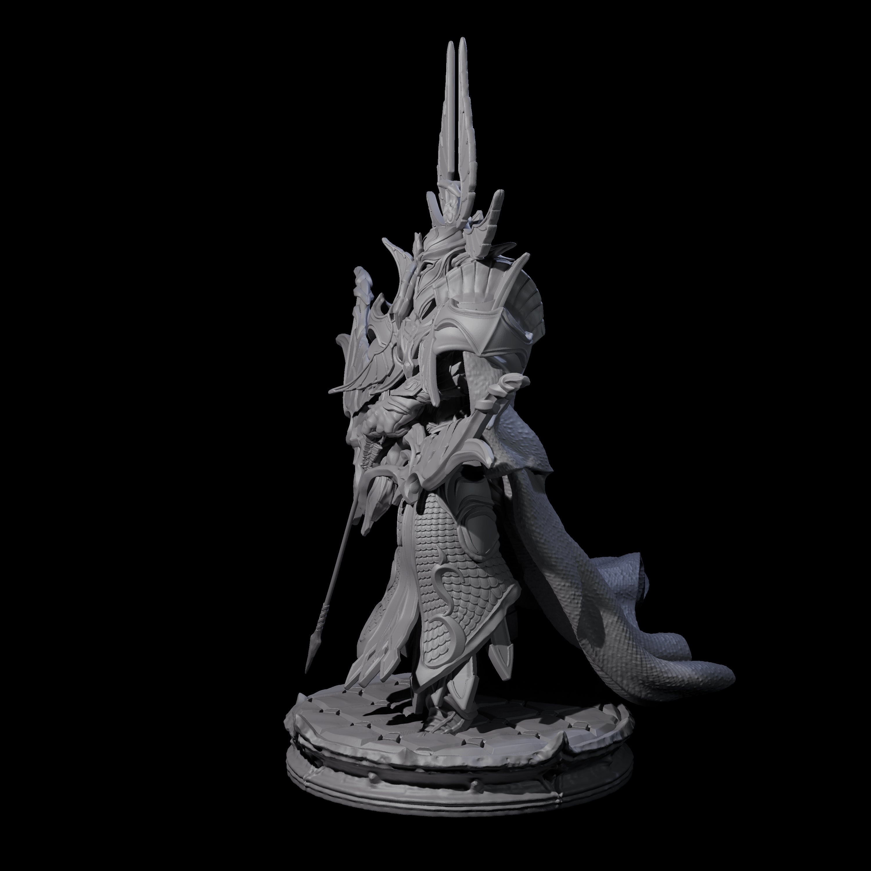 Elite Dark Elf Archer A Miniature for Dungeons and Dragons, Pathfinder or other TTRPGs