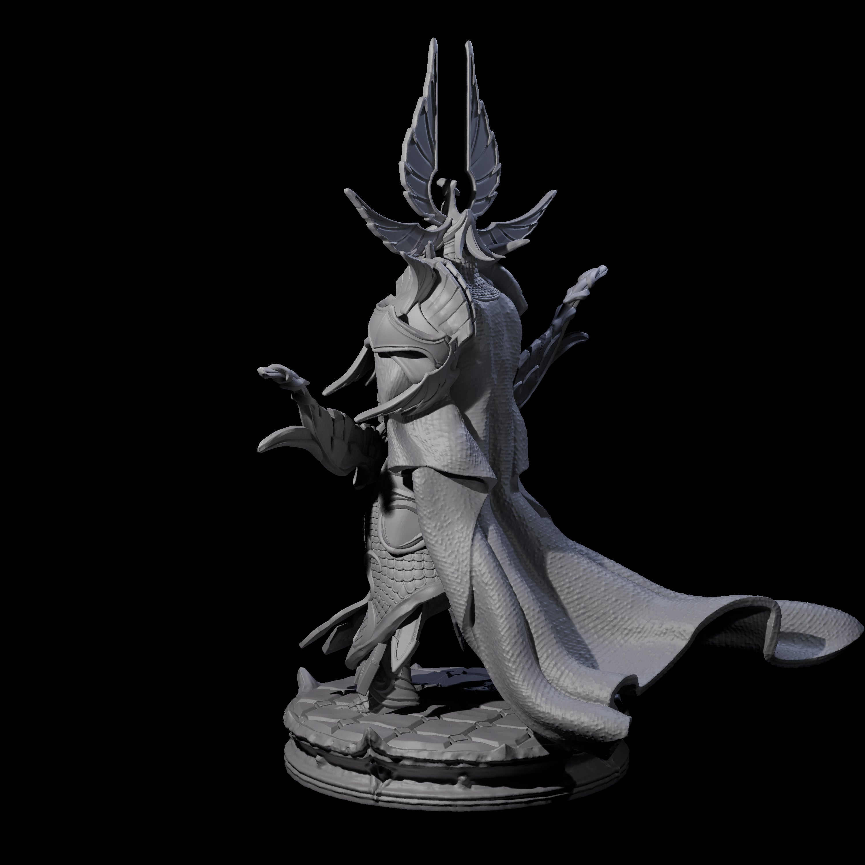 Elite Dark Elf Archer A Miniature for Dungeons and Dragons, Pathfinder or other TTRPGs