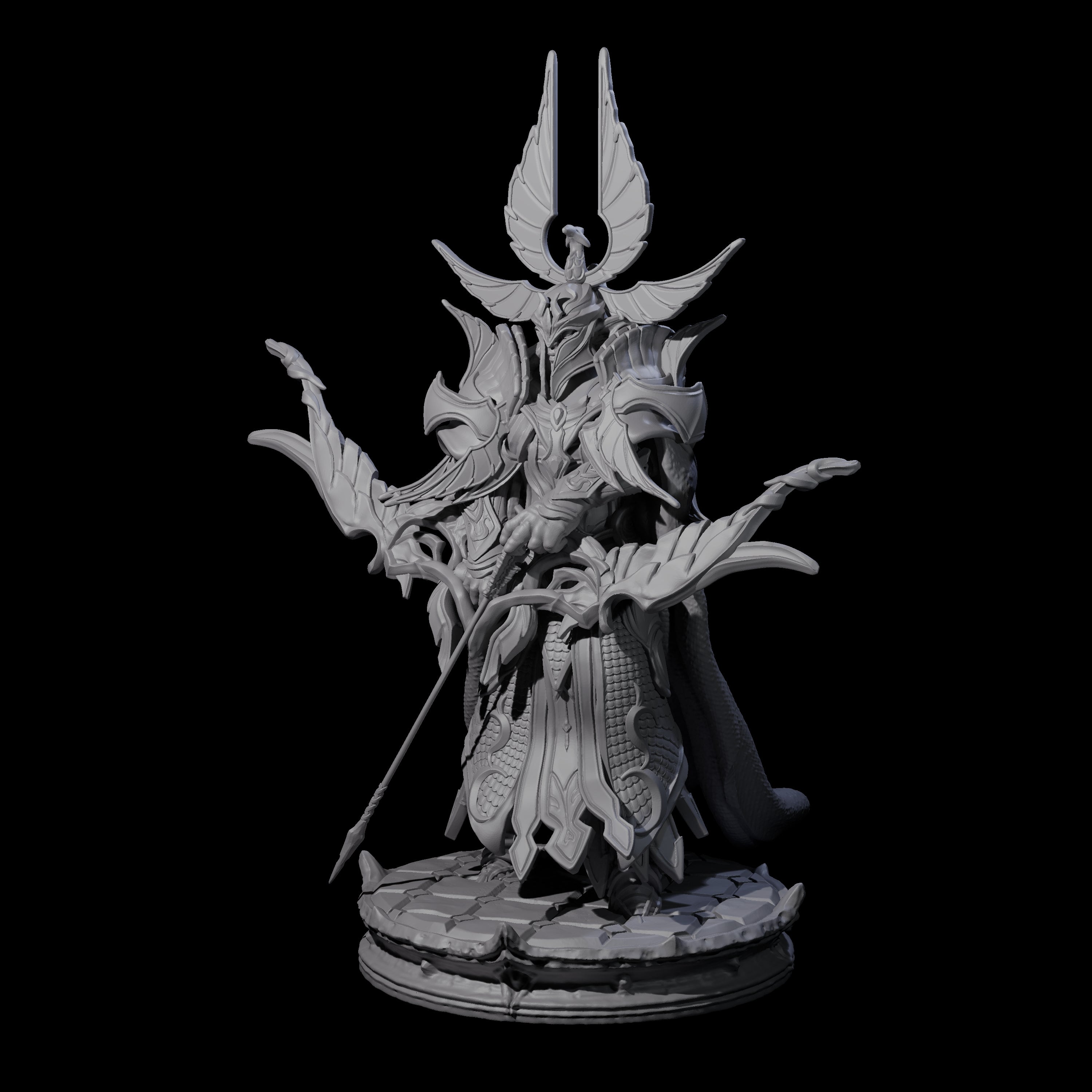 Elite Dark Elf Archer A Miniature for Dungeons and Dragons, Pathfinder or other TTRPGs