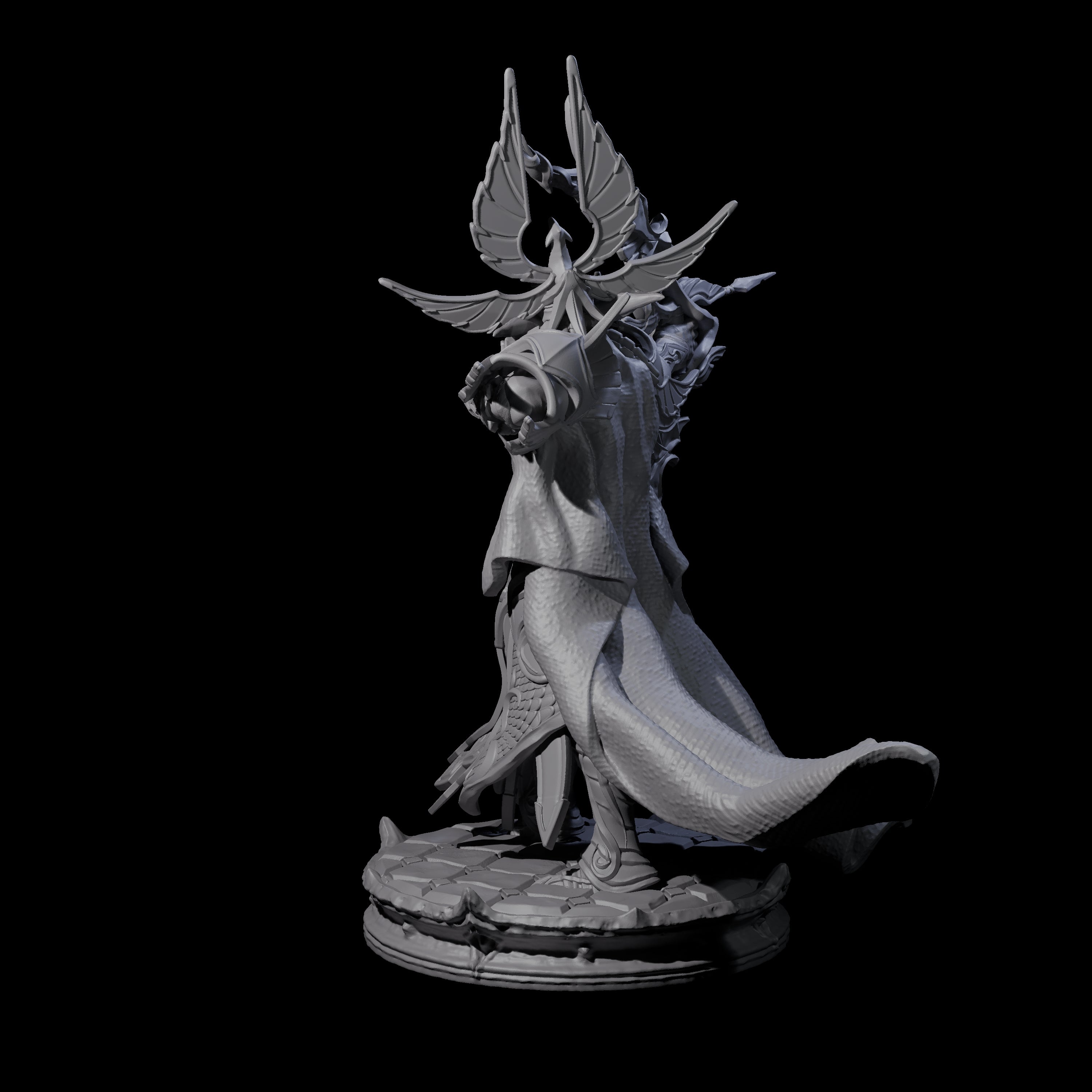 Elite Dark Elf Archer B Miniature for Dungeons and Dragons, Pathfinder or other TTRPGs