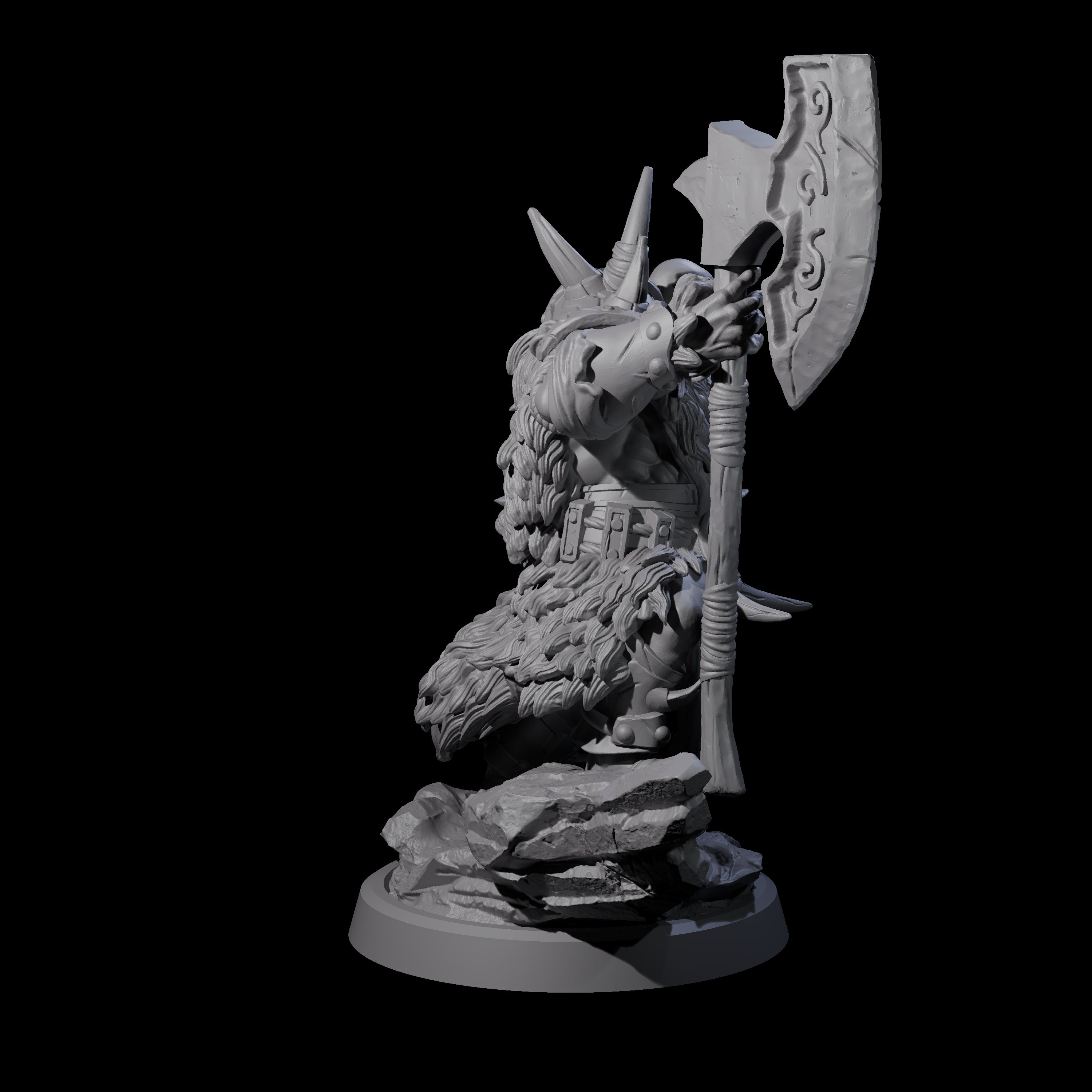 Elite Orc Hit Squad C Miniature for Dungeons and Dragons, Pathfinder or other TTRPGs