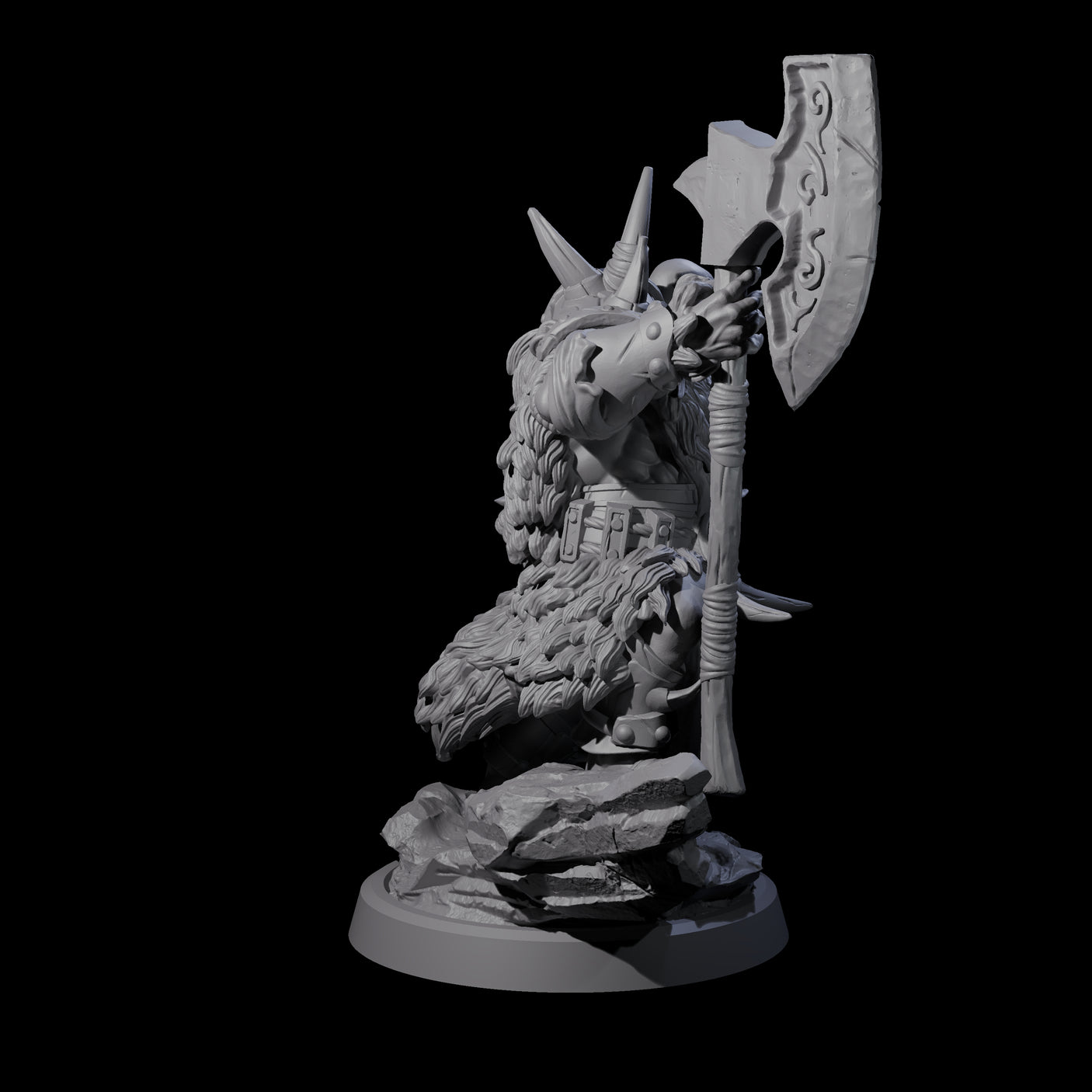 Elite Orc Hit Squad C Miniature for Dungeons and Dragons, Pathfinder or other TTRPGs