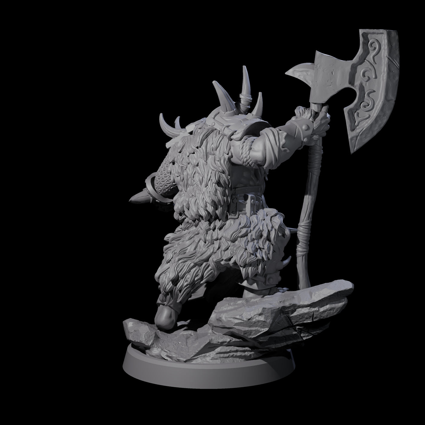 Elite Orc Hit Squad C Miniature for Dungeons and Dragons, Pathfinder or other TTRPGs