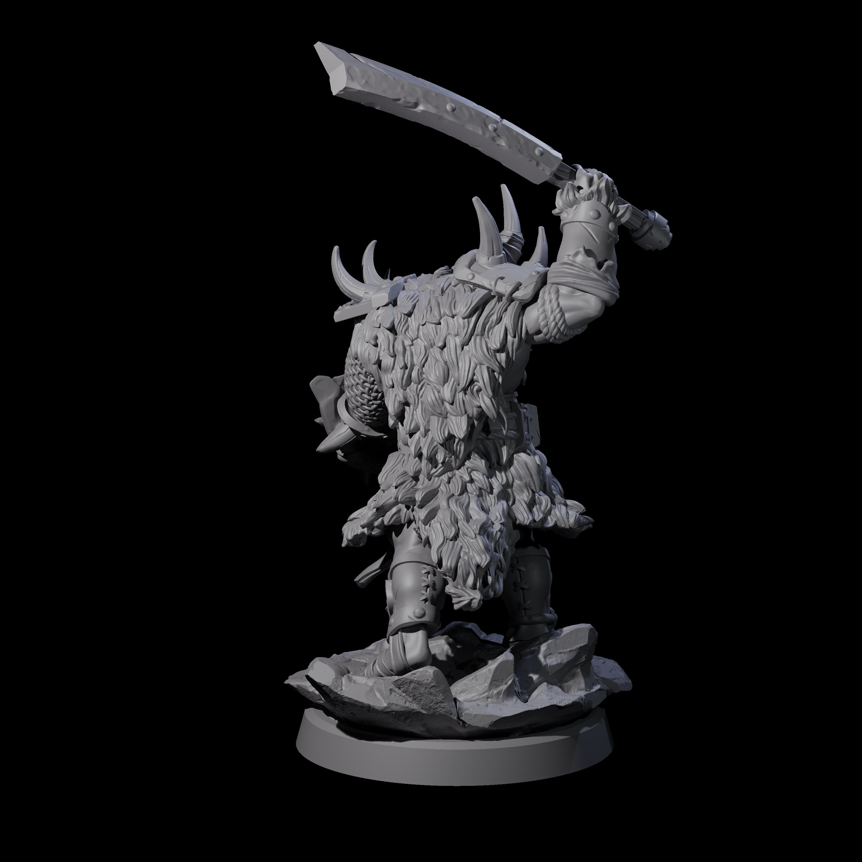 Elite Orc Hit Squad D Miniature for Dungeons and Dragons, Pathfinder or other TTRPGs