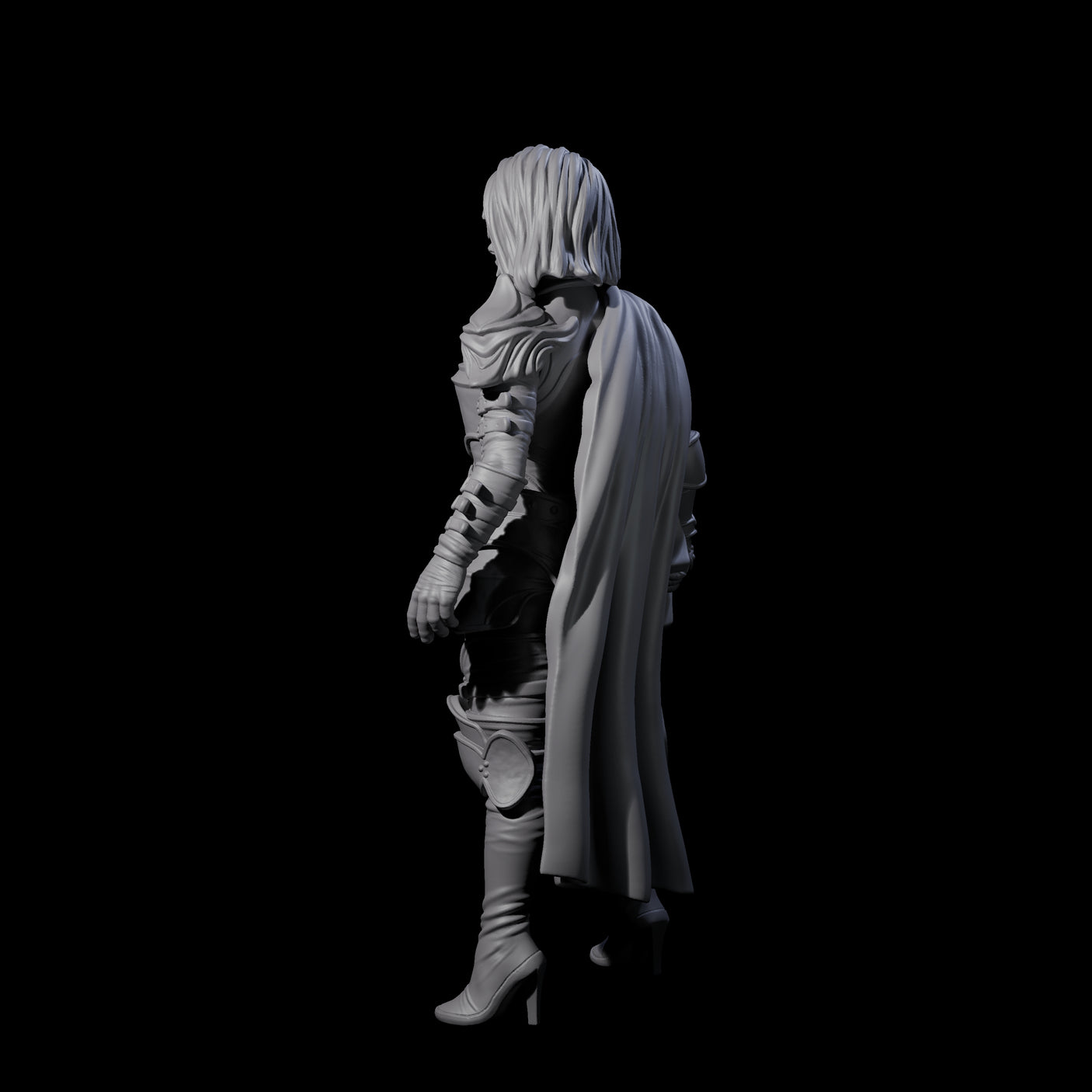 Elmna - Captain of the Guard Miniature for Dungeons and Dragons, Pathfinder or other TTRPGs