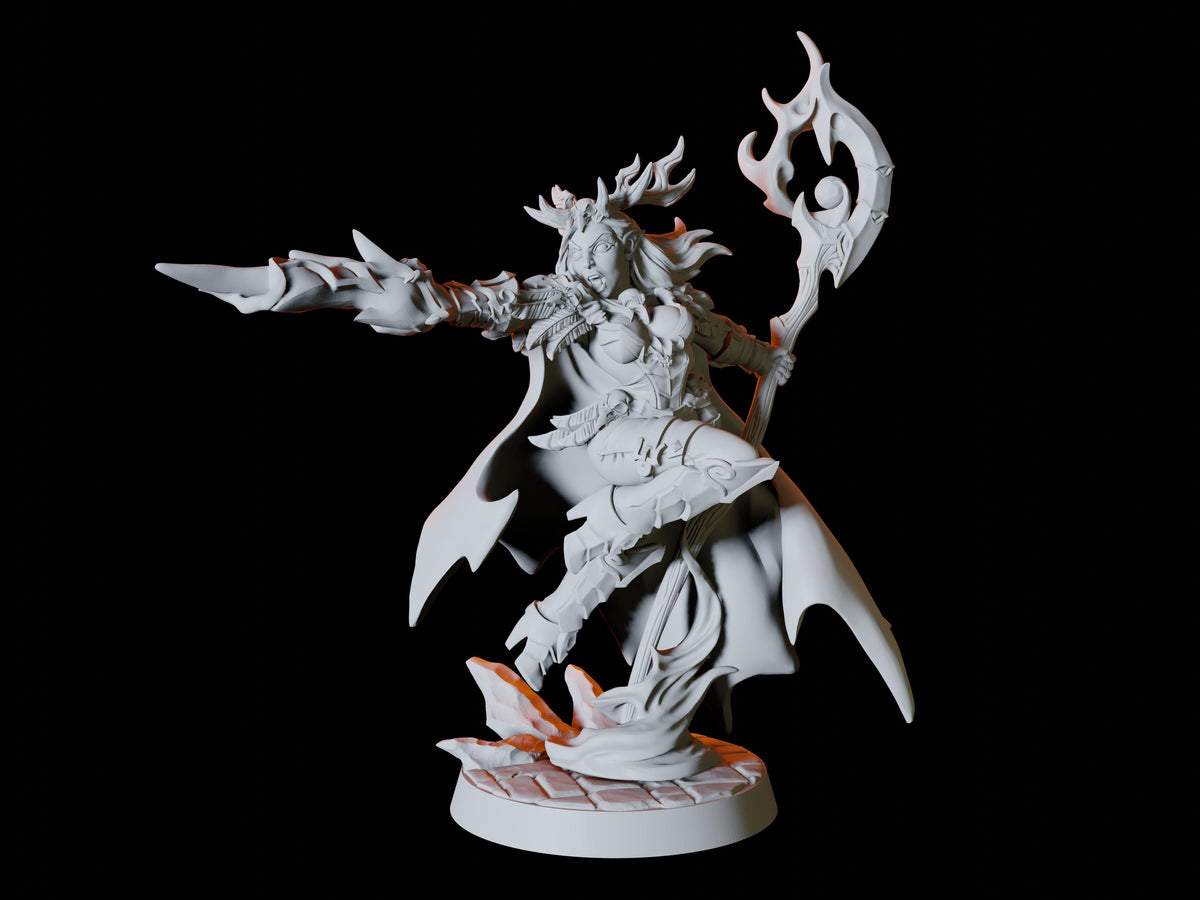 Elven Druid Miniature for Dungeons and Dragons, Pathfinder or other TTRPGs