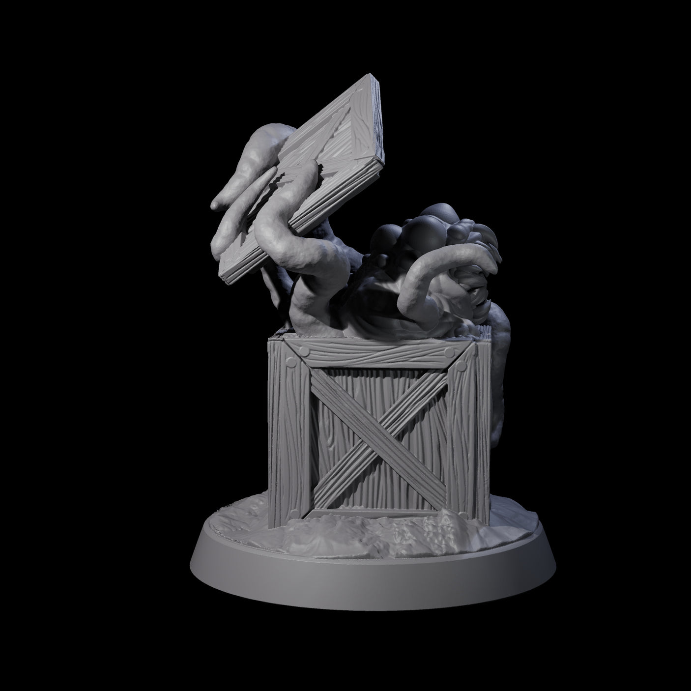 Emerging Shoggoth Spawn Miniature for Dungeons and Dragons, Pathfinder or other TTRPGs