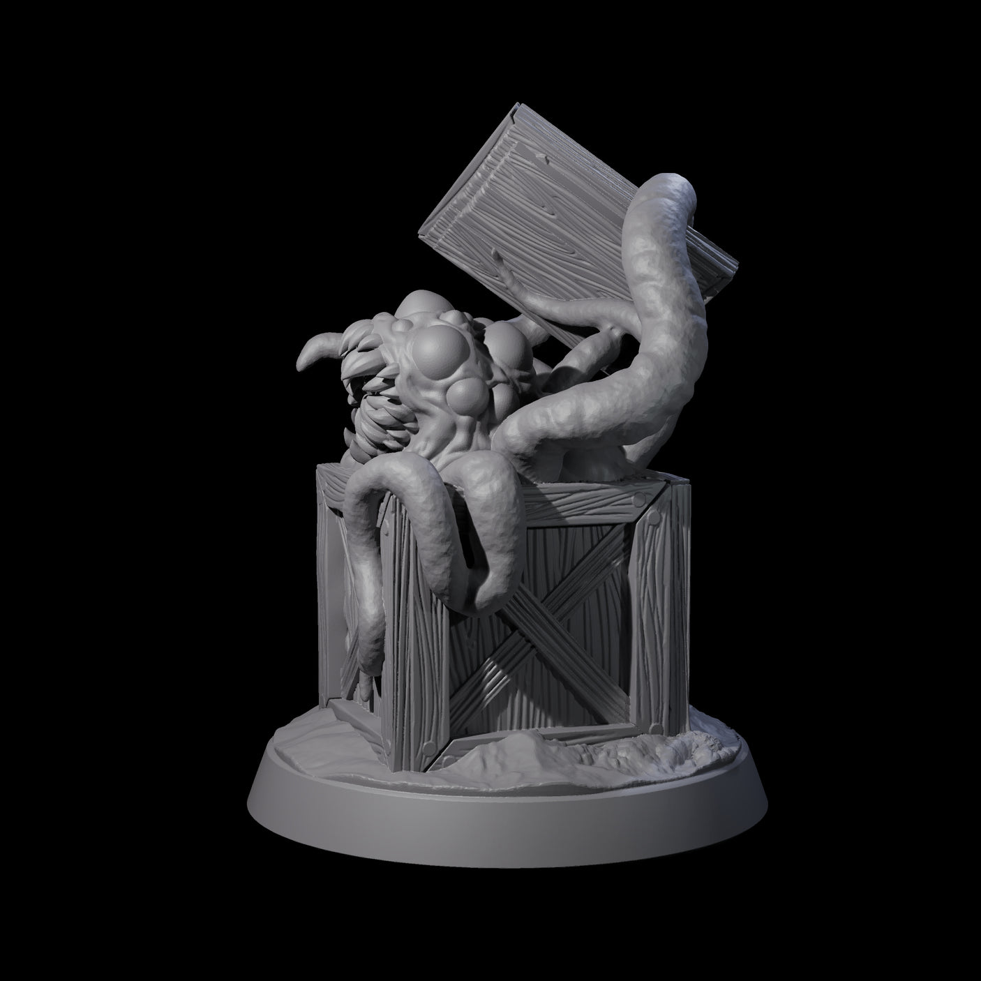 Emerging Shoggoth Spawn Miniature for Dungeons and Dragons, Pathfinder or other TTRPGs