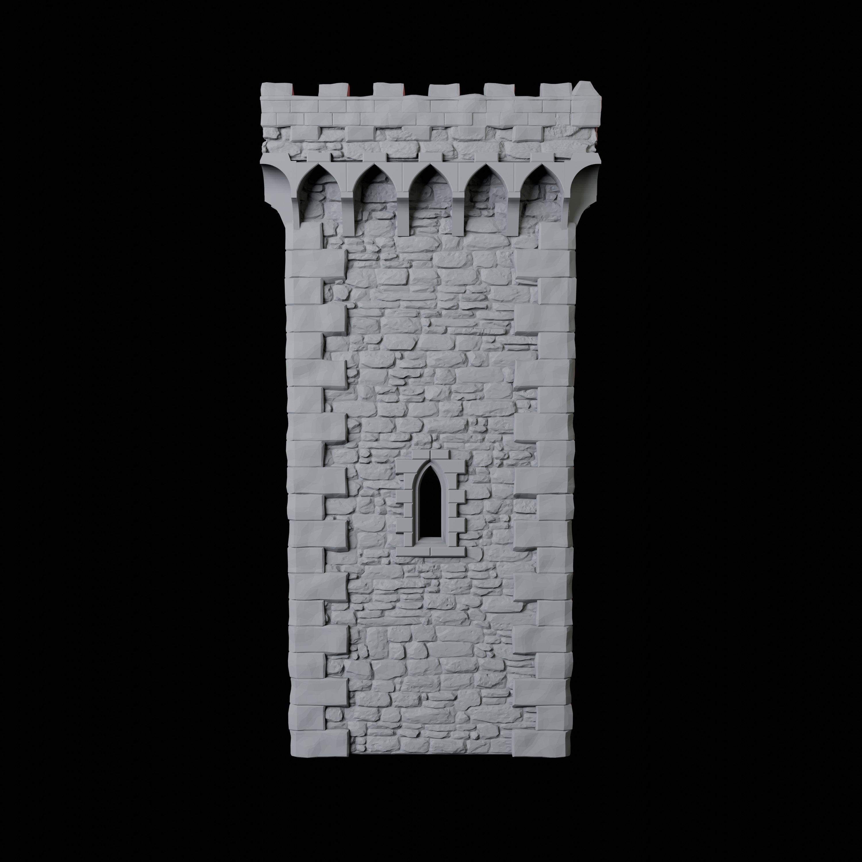 English Castle Dice Tower Miniature for Dungeons and Dragons