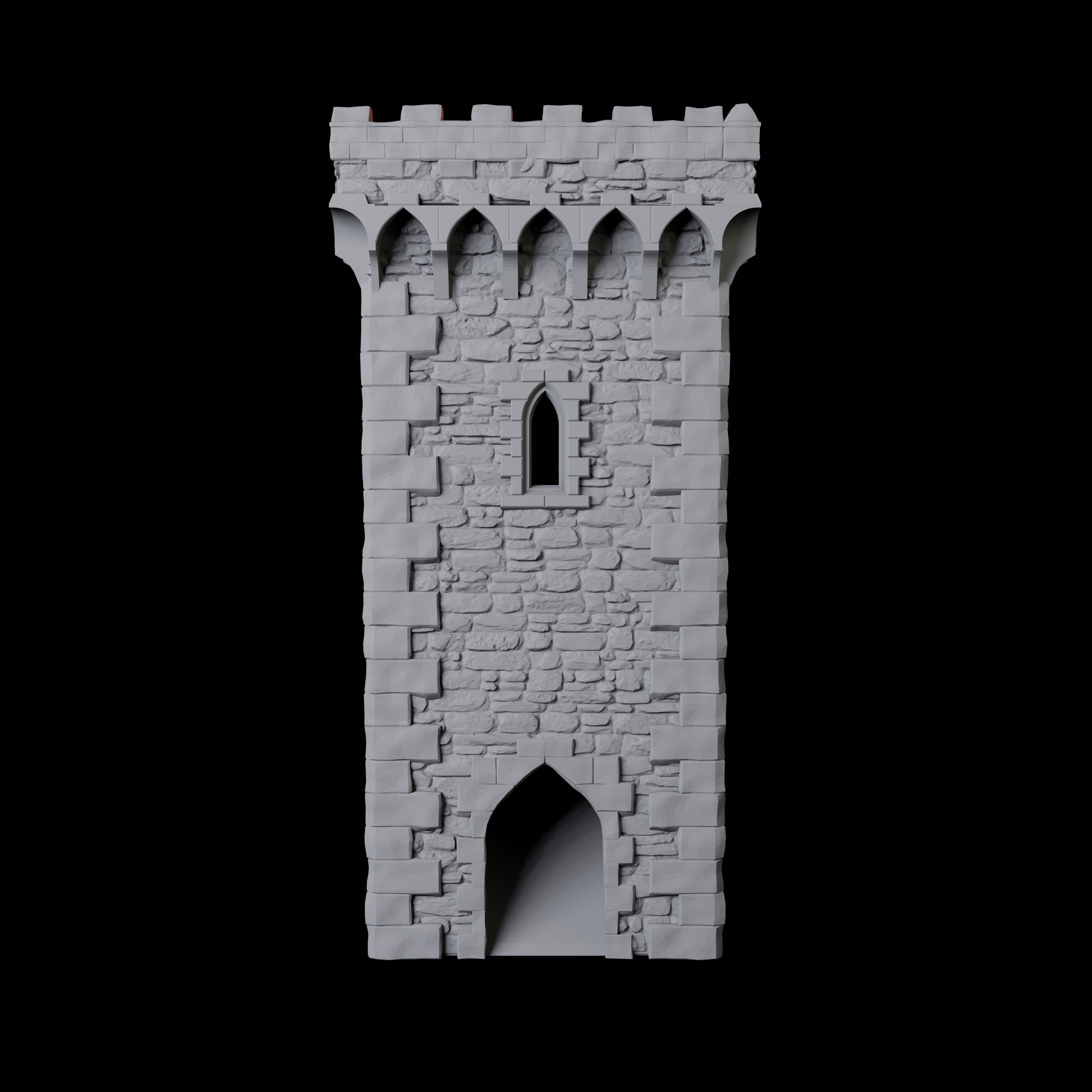 English Castle Dice Tower Miniature for Dungeons and Dragons