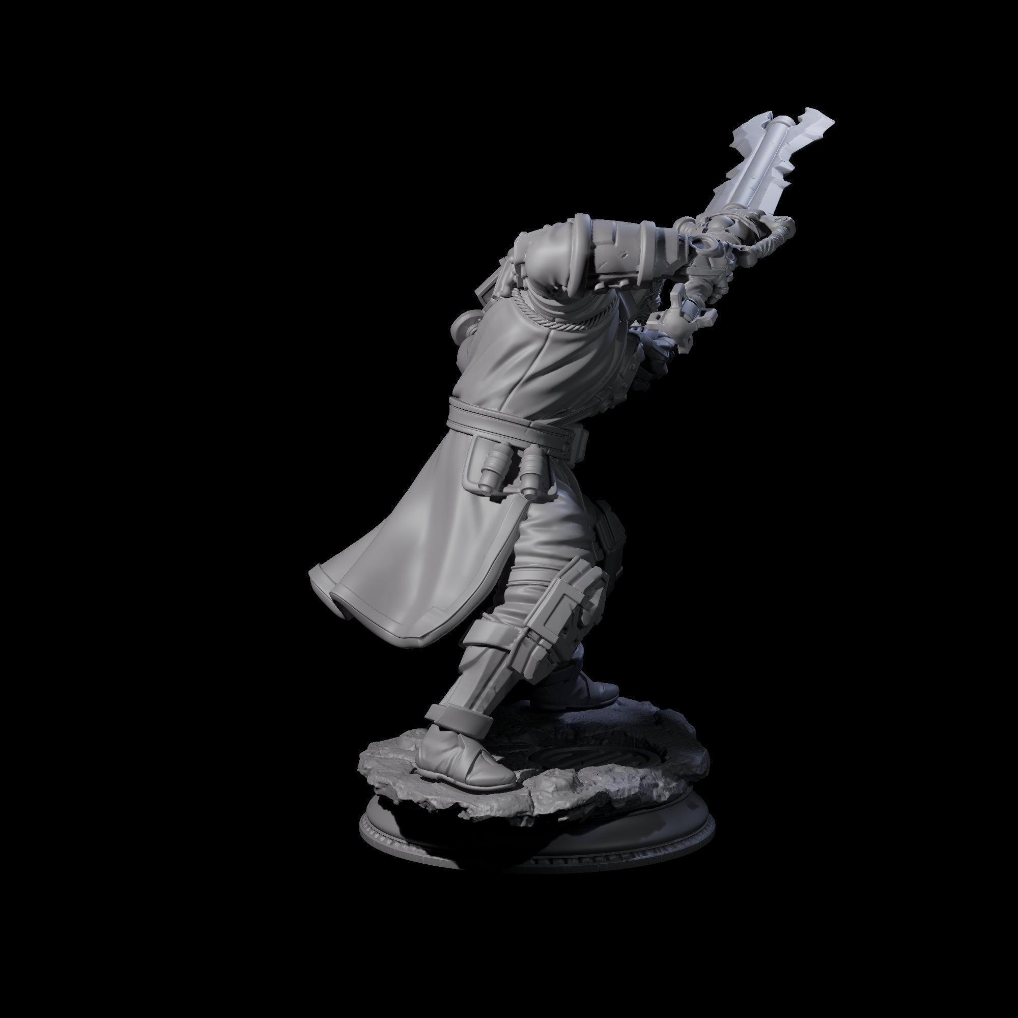 Enhanced Paladin Miniature for Dungeons and Dragons, Pathfinder or other TTRPGs