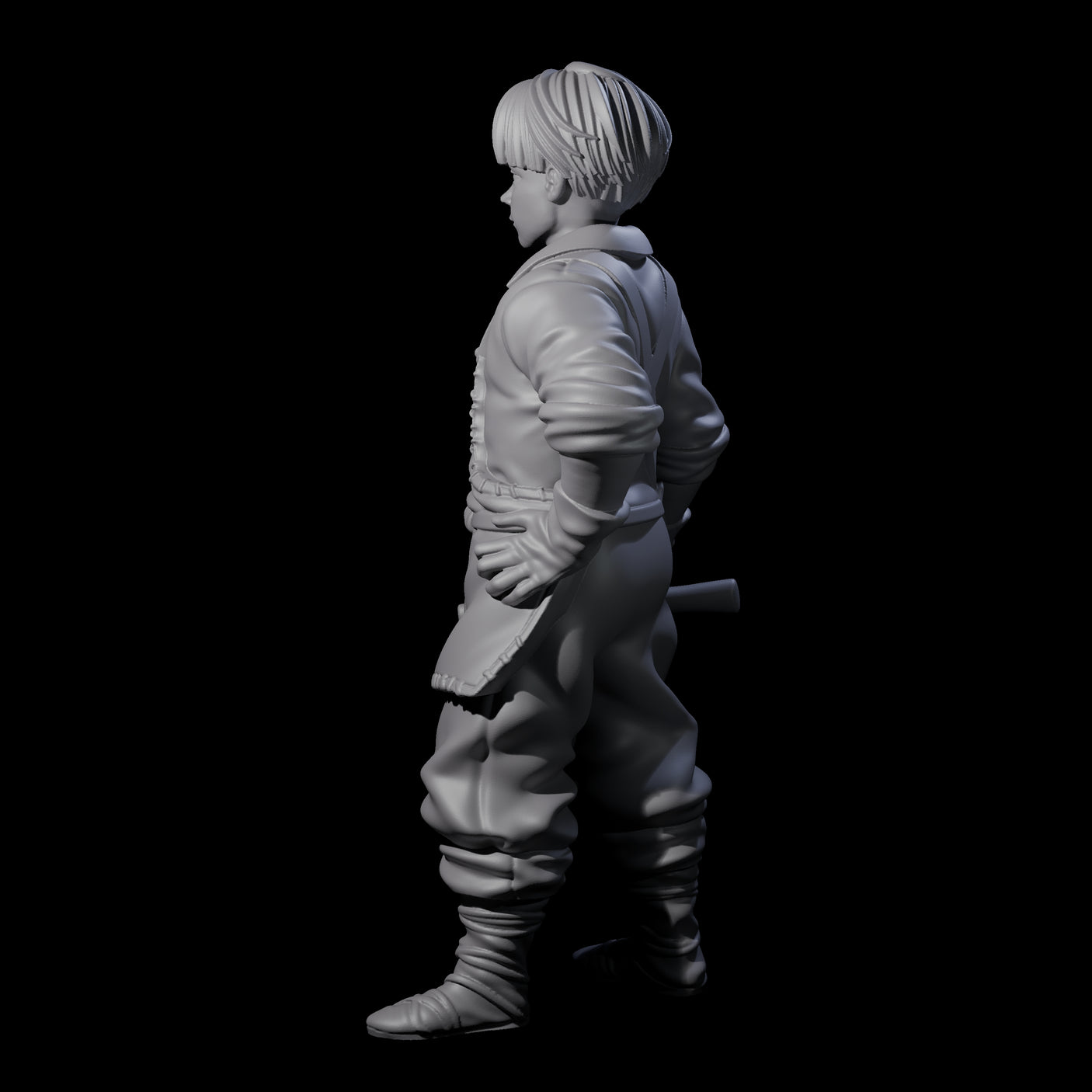 Enterprising Blacksmith Apprentice Miniature for Dungeons and Dragons, Pathfinder or other TTRPGs