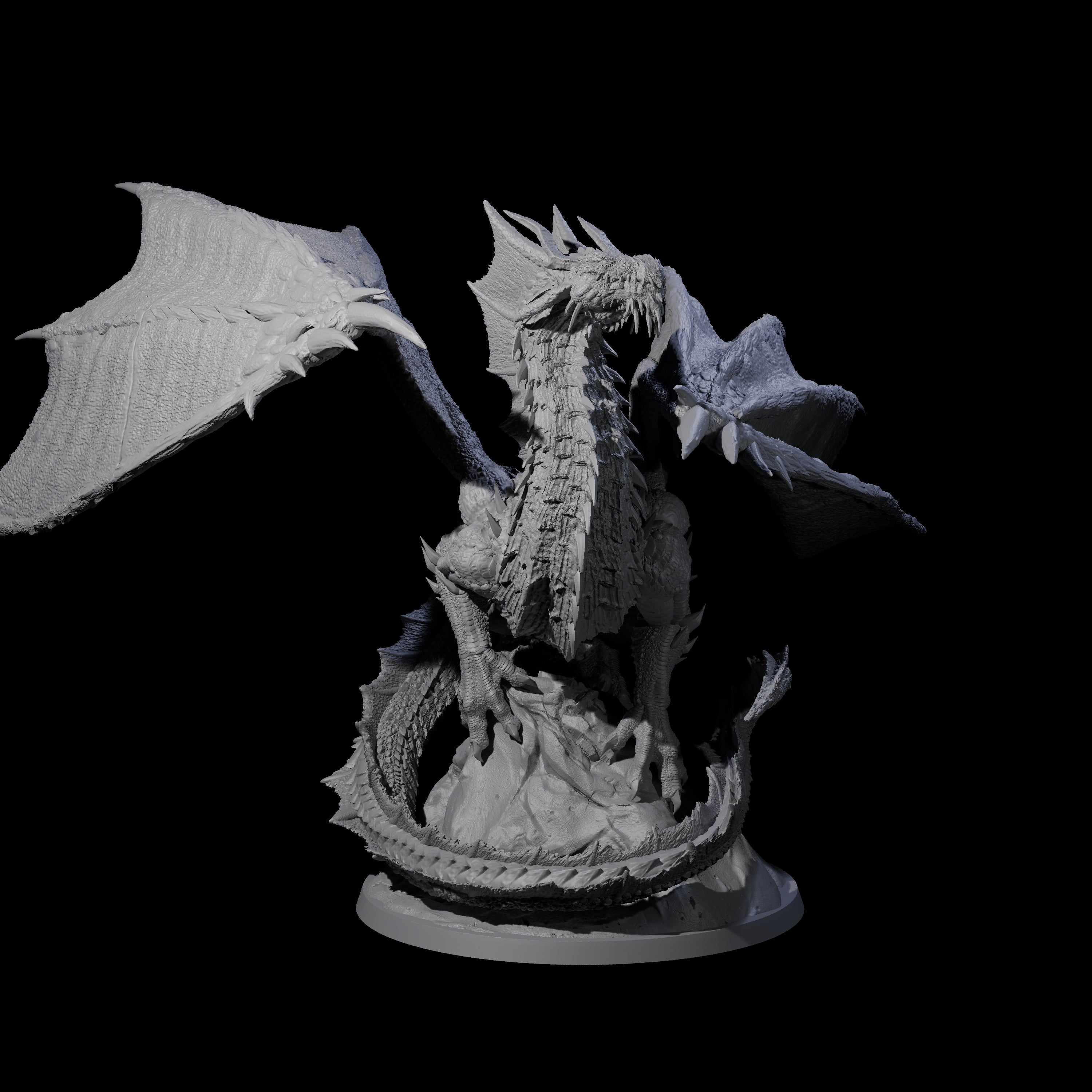 Epic Posing Dragon Miniature for Dungeons and Dragons, Pathfinder or other TTRPGs