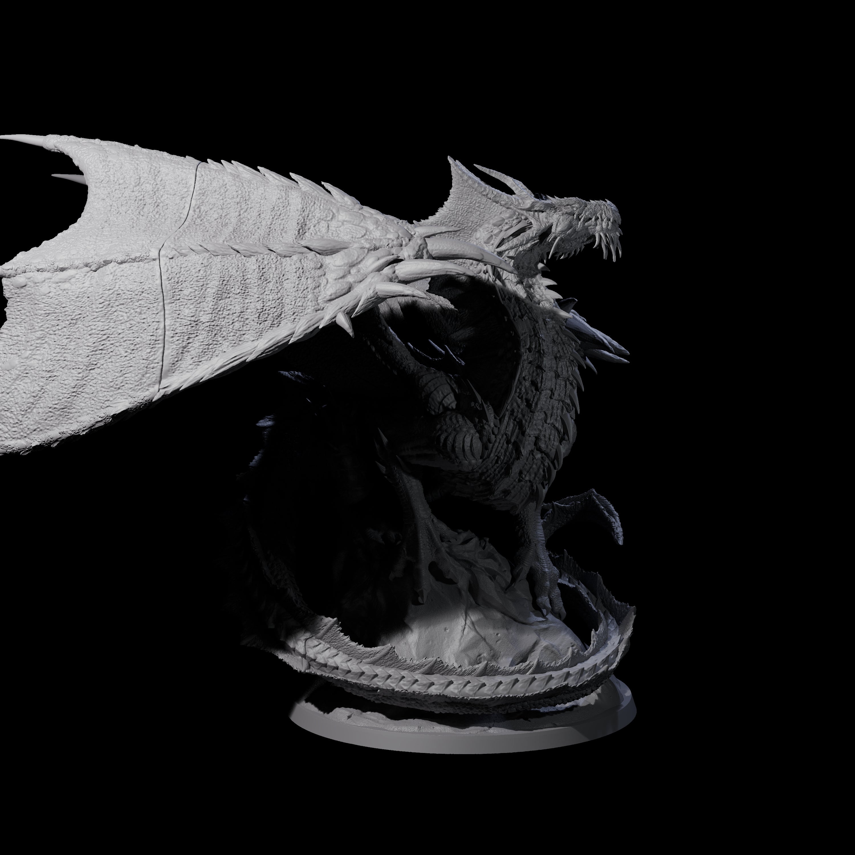 Epic Posing Dragon Miniature for Dungeons and Dragons, Pathfinder or other TTRPGs