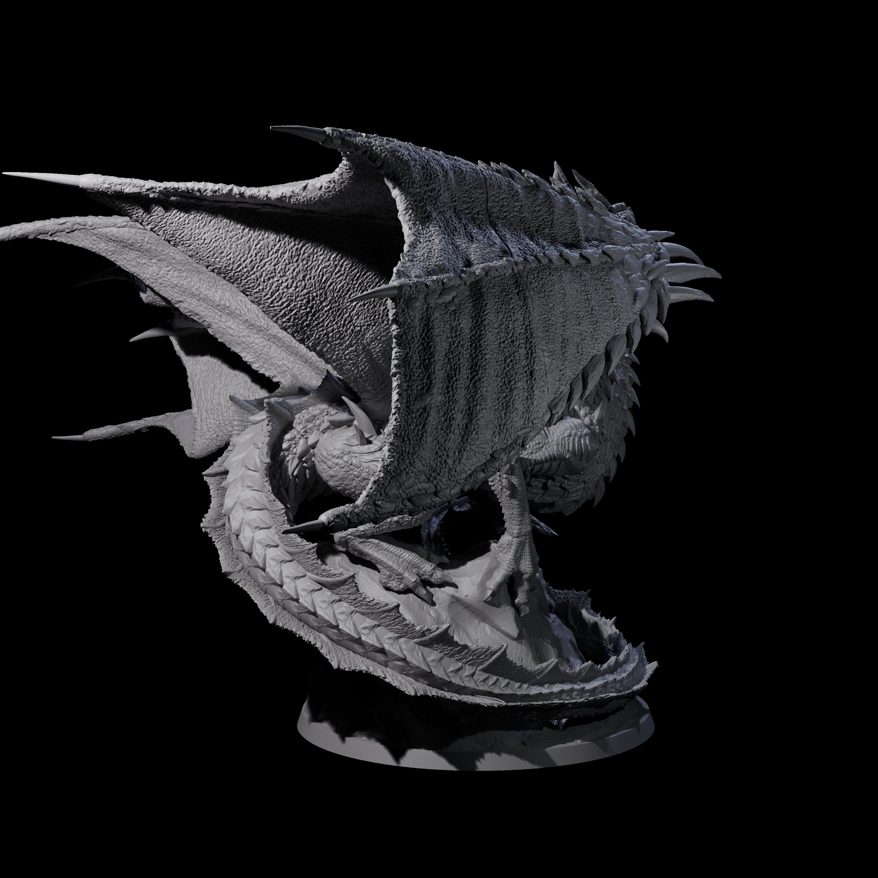 Epic Posing Dragon Miniature for Dungeons and Dragons, Pathfinder or other TTRPGs