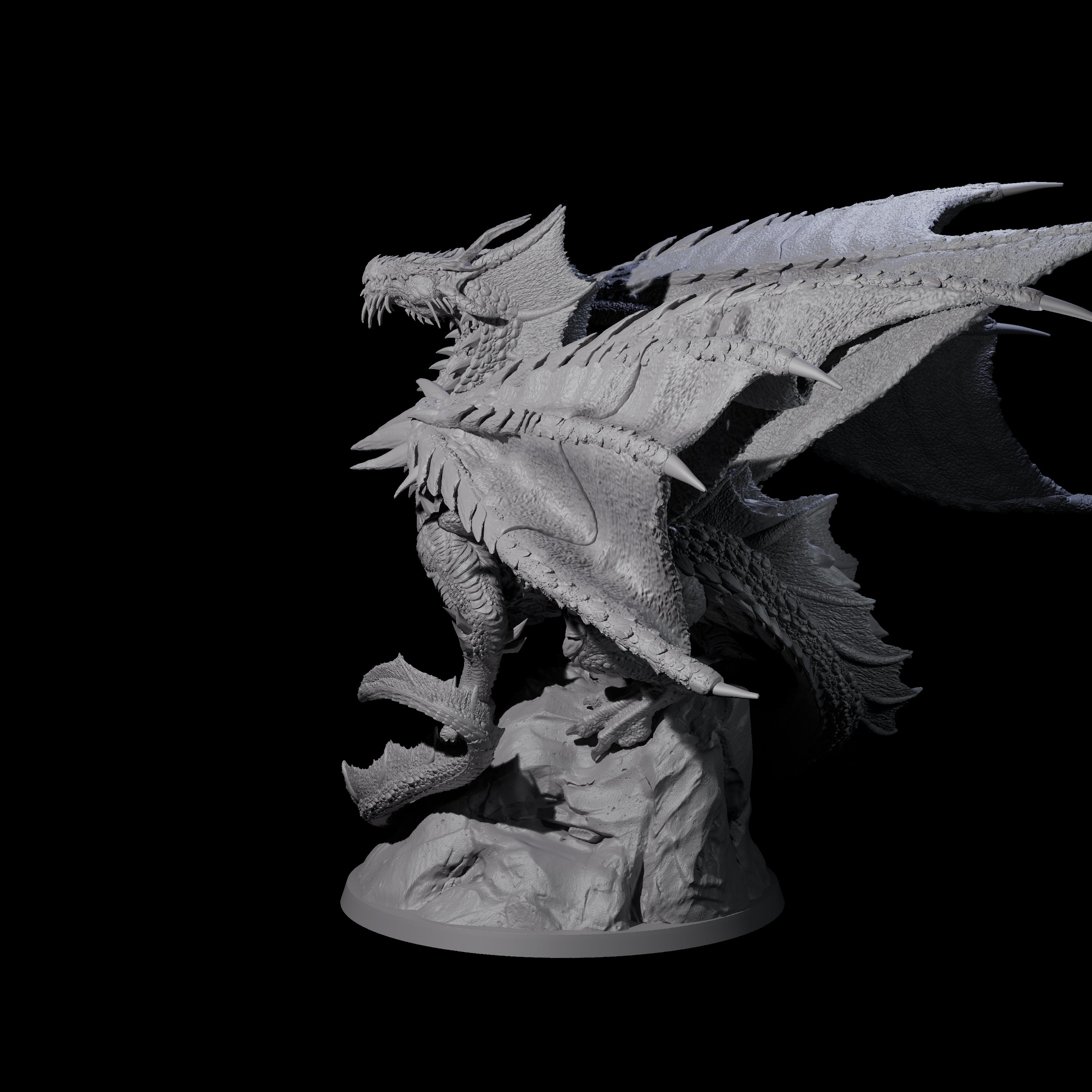 Epic Posing Dragon Miniature for Dungeons and Dragons, Pathfinder or other TTRPGs