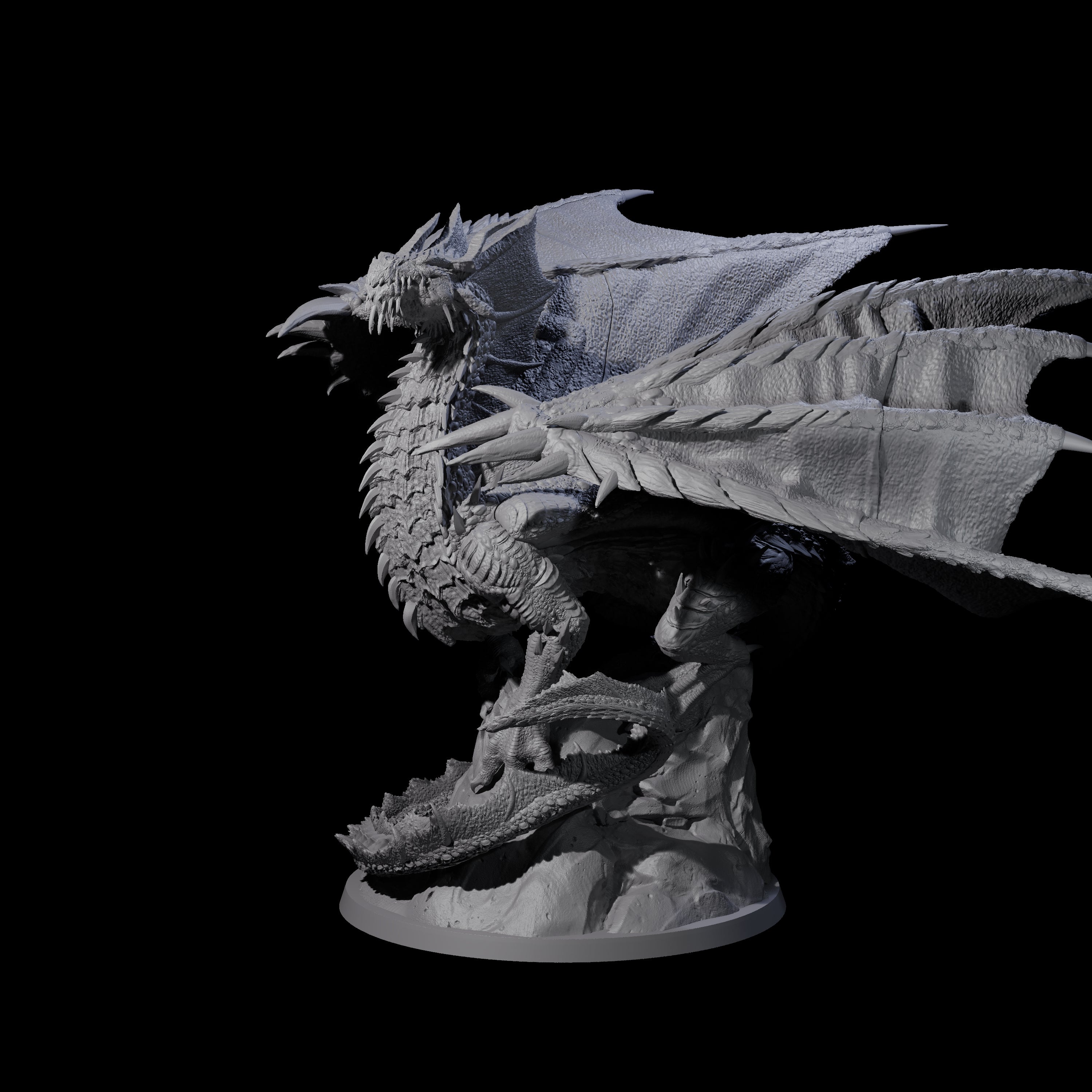 Epic Posing Dragon Miniature for Dungeons and Dragons, Pathfinder or other TTRPGs