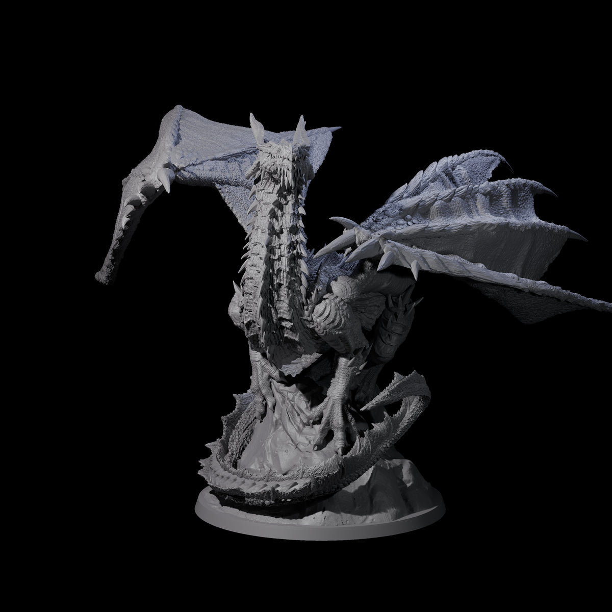Epic Posing Dragon Miniature for Dungeons and Dragons, Pathfinder or other TTRPGs