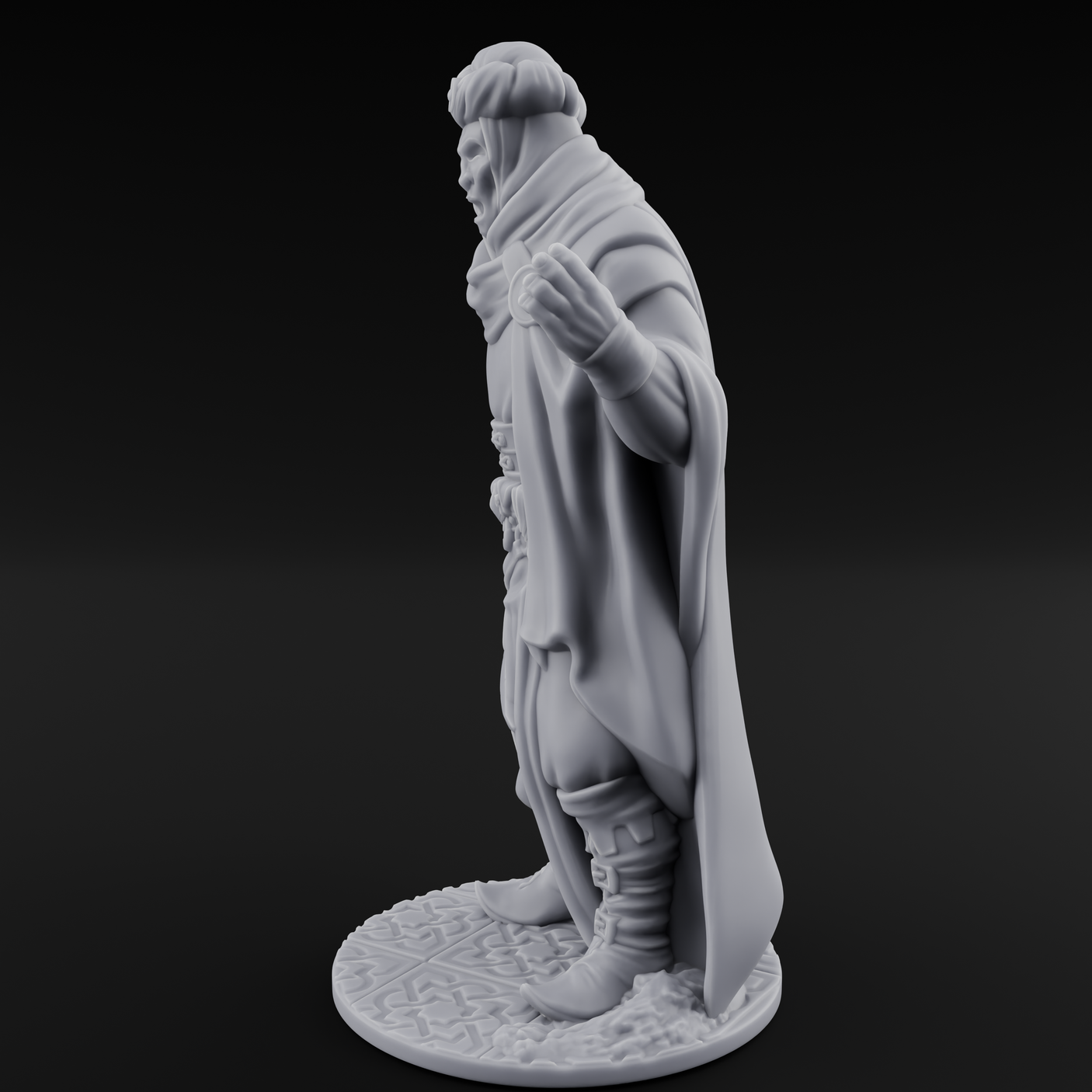 Eternal Wight Soldier A Miniature for Dungeons and Dragons, Pathfinder or other TTRPGs
