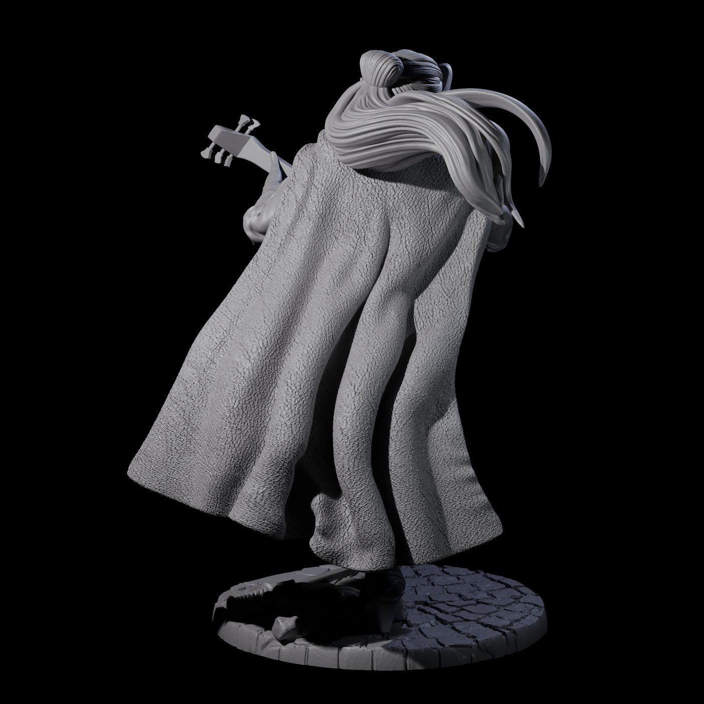 Etnice - Strumming Elf Bard Miniature for Dungeons and Dragons, Pathfinder or other TTRPGs