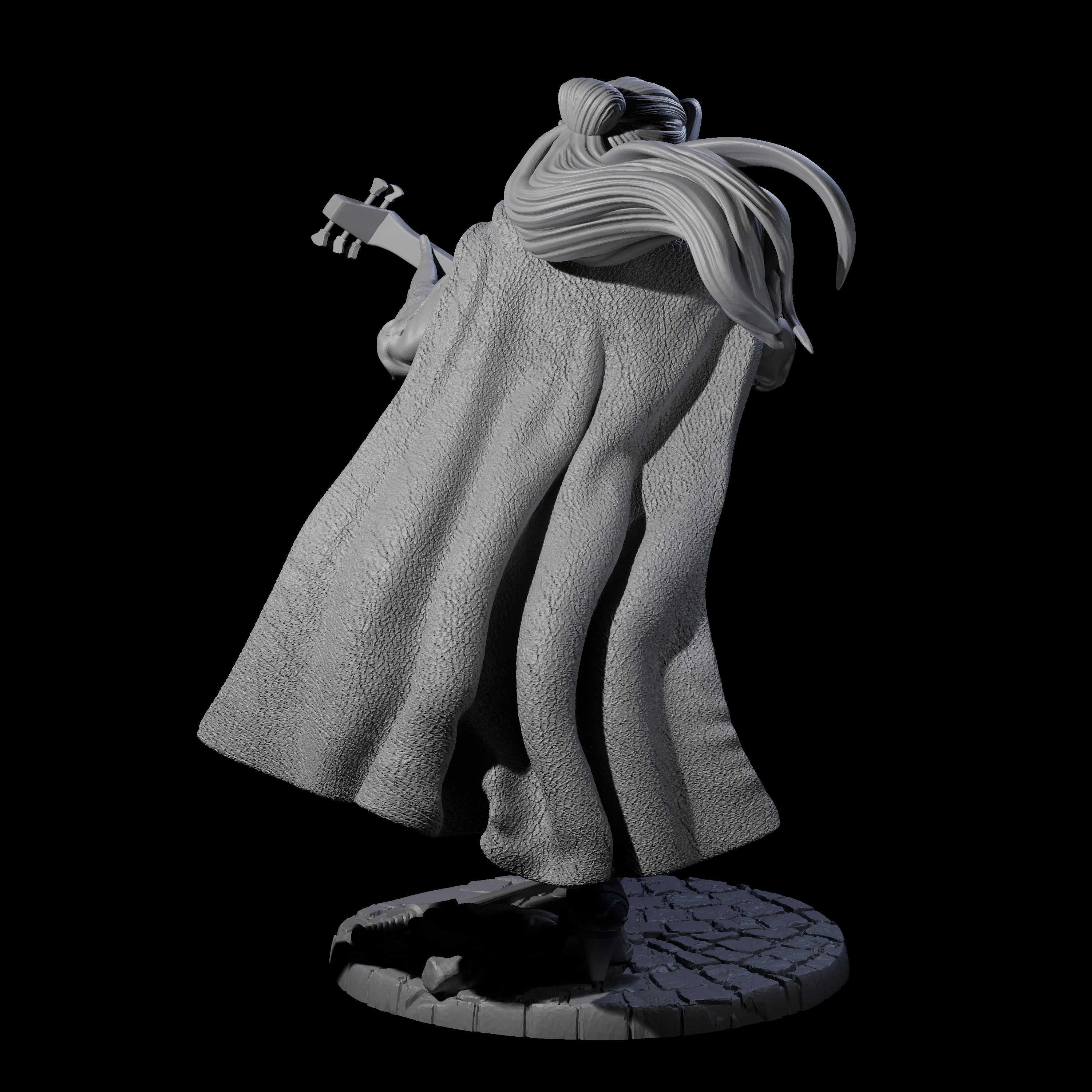 Etnice - Strumming Elf Bard Miniature for Dungeons and Dragons, Pathfinder or other TTRPGs